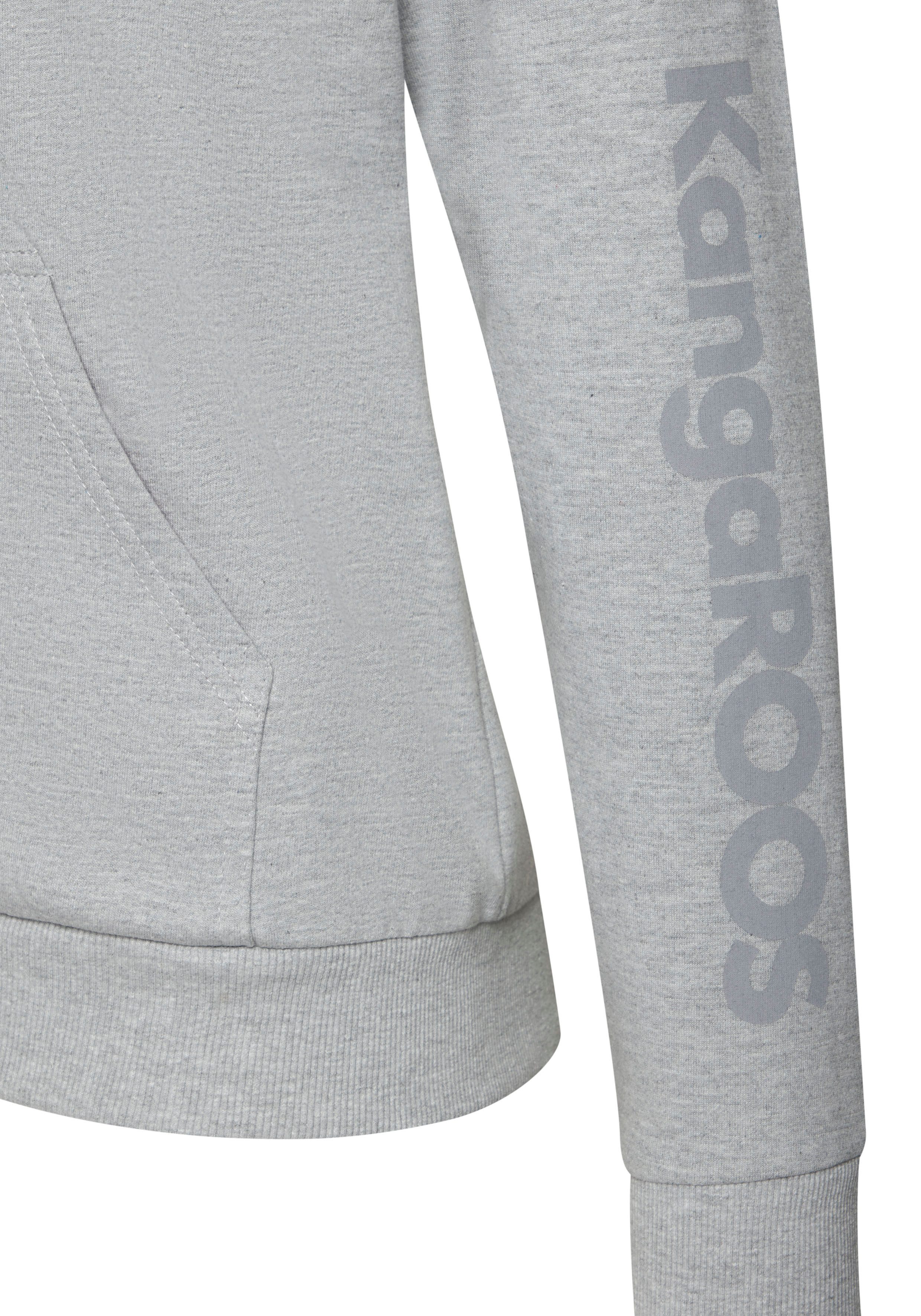 KangaROOS Sweatjacke mit kontrastfarbenen Details, Loungewear