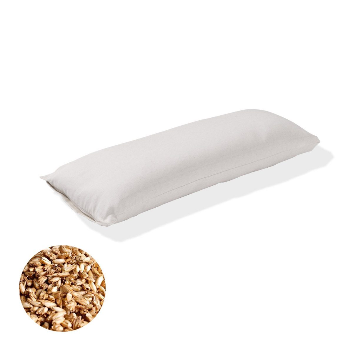 Seitenschläferkissen Kniekissen mit waschbarer + staubfreier Bio Dinkelspelzen Füllung