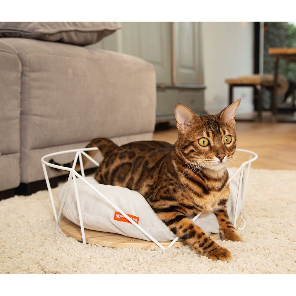 Beeztees Tierbett Beeztees Metall Katzenliege Kipu Farbe: Weiß