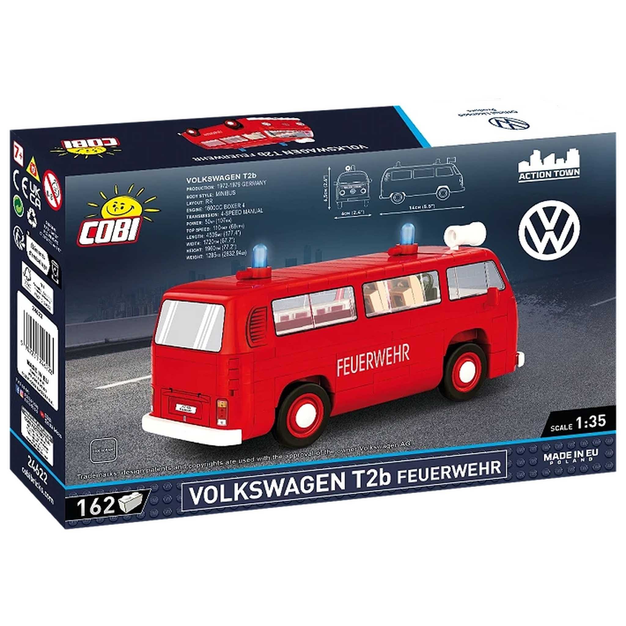 COBI CB-24622 - VW T2b Feuerwehr (Cobi) Spielbausteine