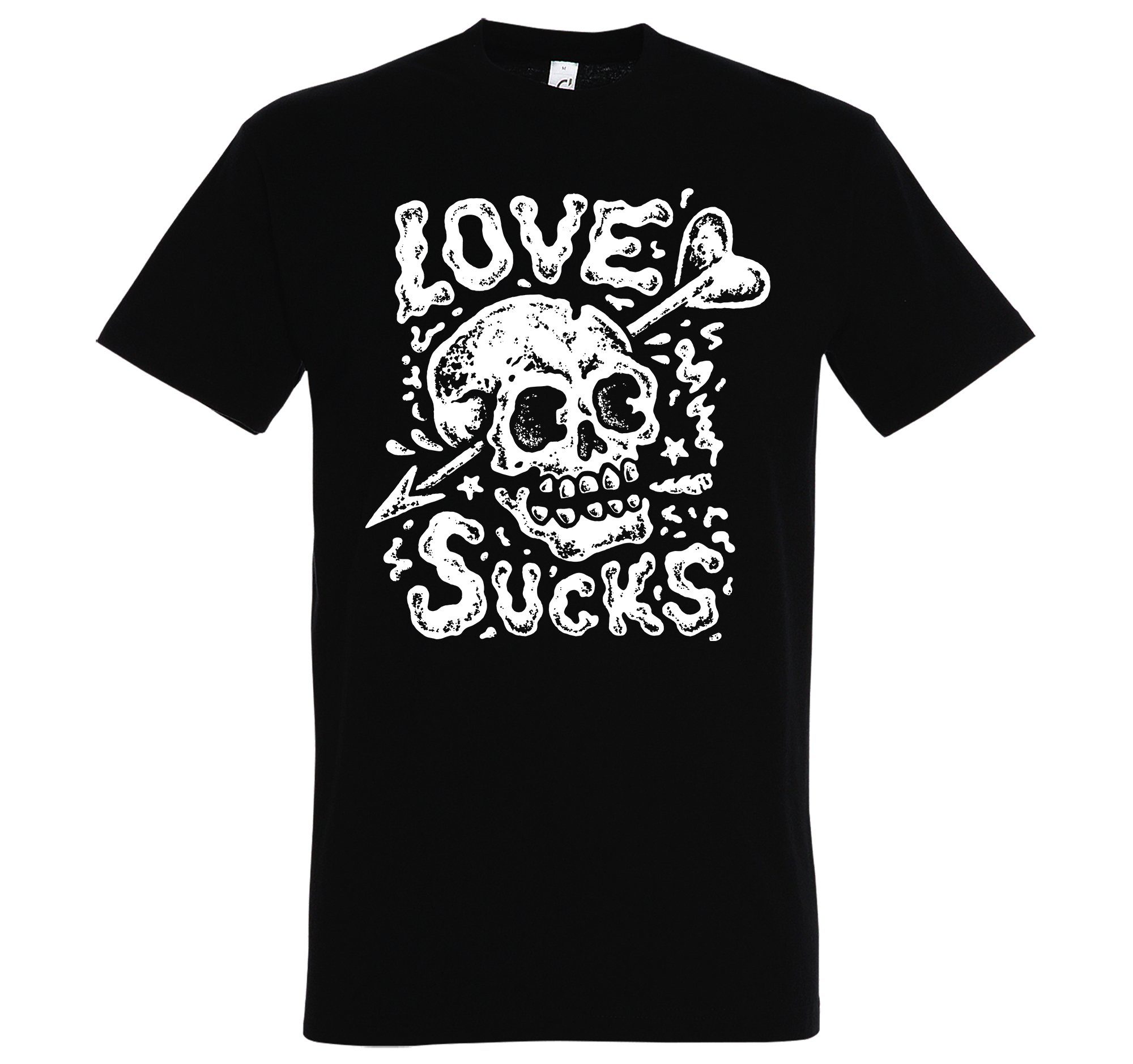 Youth Designz T-Shirt "Love Sucks" Herren Shirt mit trendigem Frontprint Schwarz