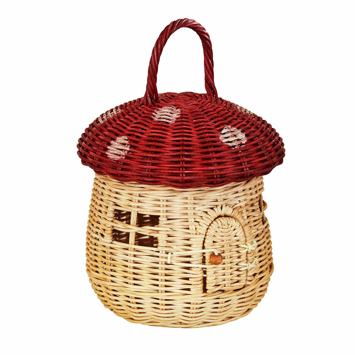 Mirabeau Aufbewahrungskorb Korb Norilie rot/braun günstig online kaufen