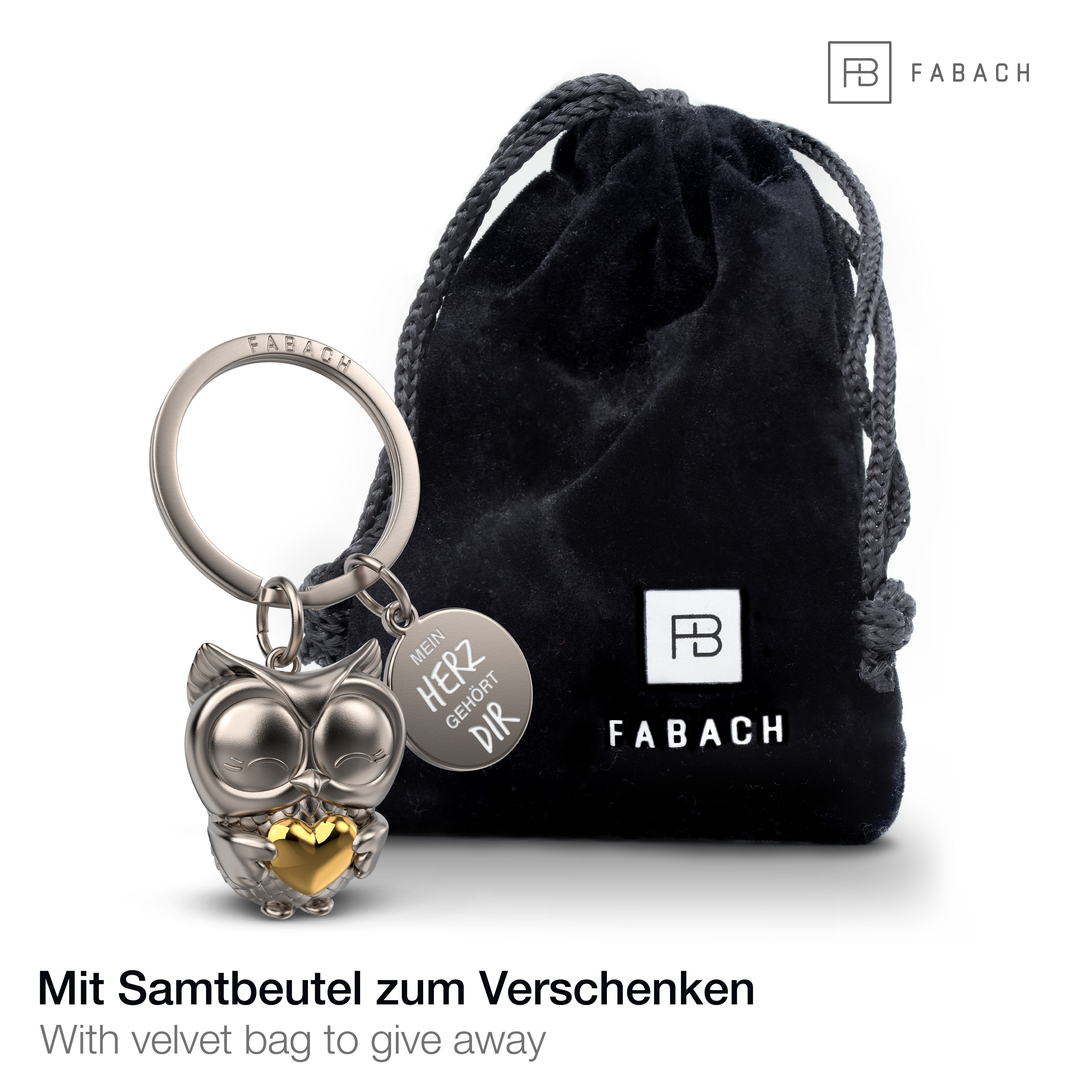 FABACH Schlüsselanhänger Eule "Owly" mit Herz günstig online kaufen