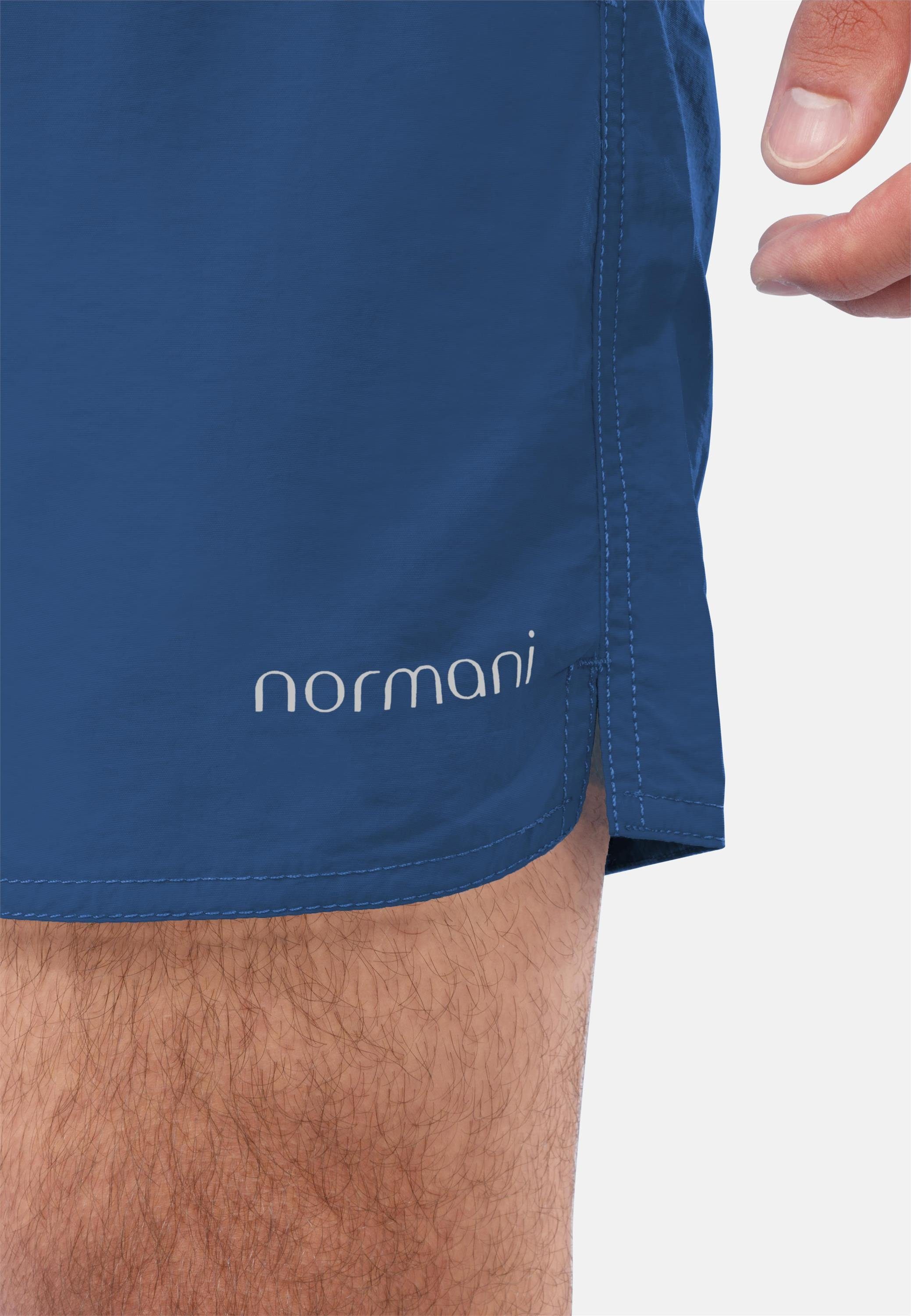 normani Badeshorts Blau Royal schnelltrocknende Badehose Coastline Badeshorts