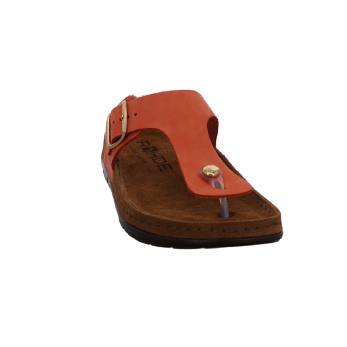 Rohde Damen Zehentrenner Bio-Pantolette Rodigo Leder Zehentrenner