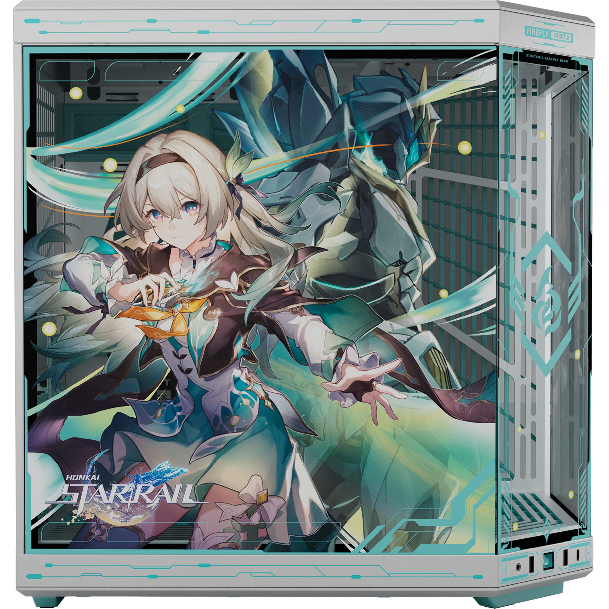 Hyte PC-Gehäuse HYTE Y70 Firefly Edition, Tower-Gehäuse, (Tempered