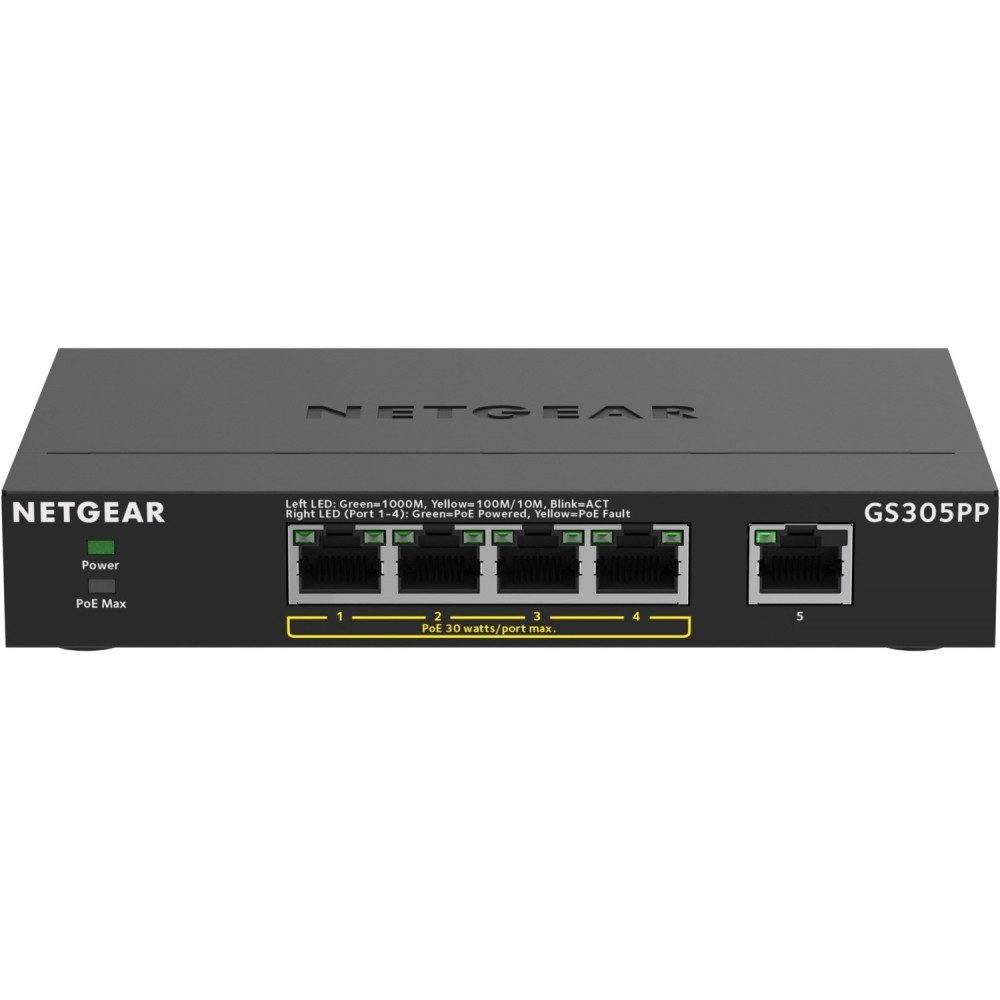 GS305PP 5-Port Gigabit Ethernet Switch. Netzwerk-Switch