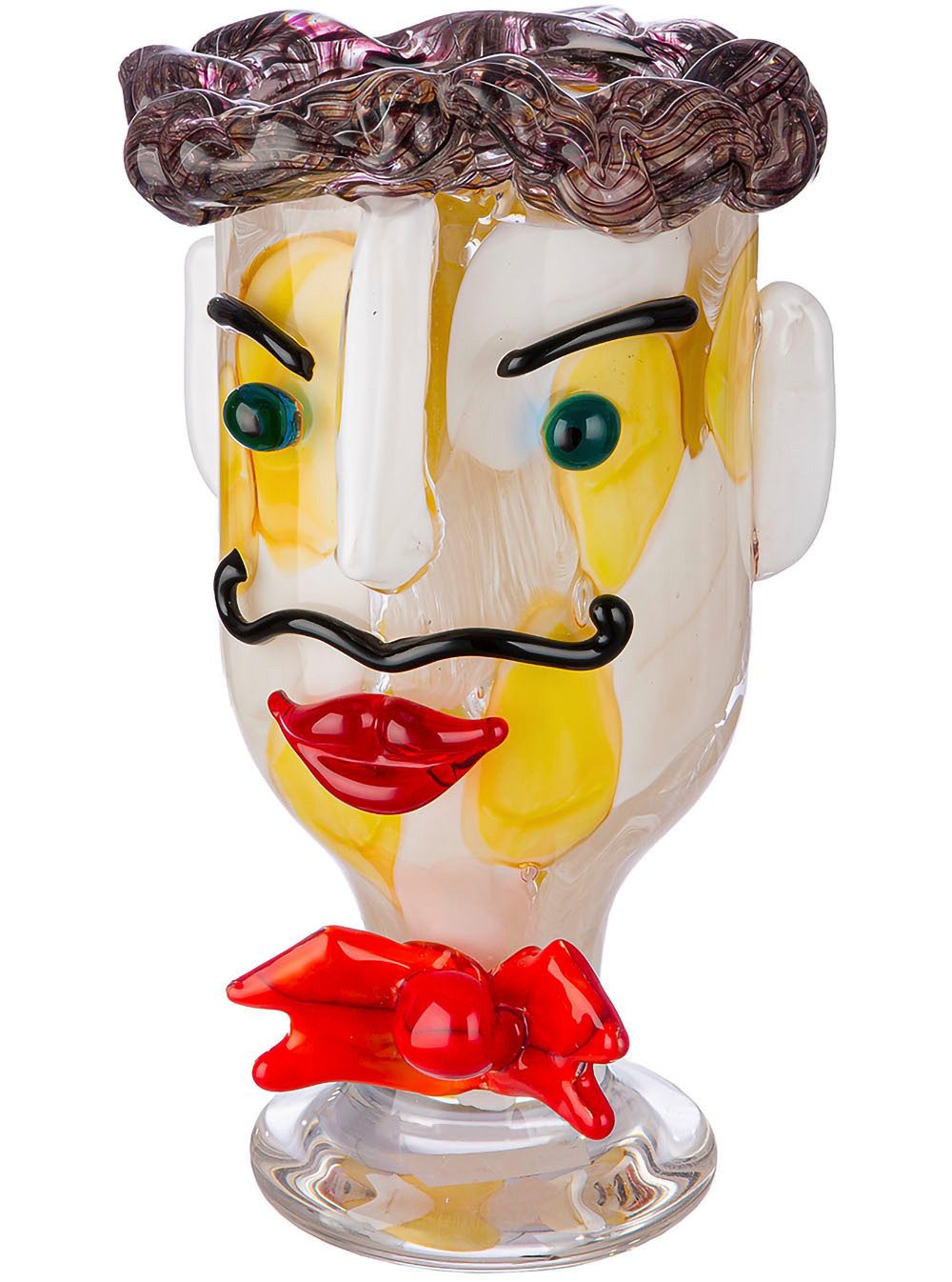 Tischvase Glasart Designvase "Alfredo" aus Glas