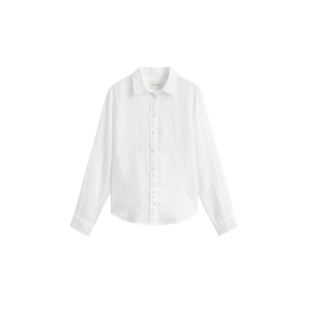 Gant Hemdbluse 4300620 Damenbluse Regular Fit aus Leinen