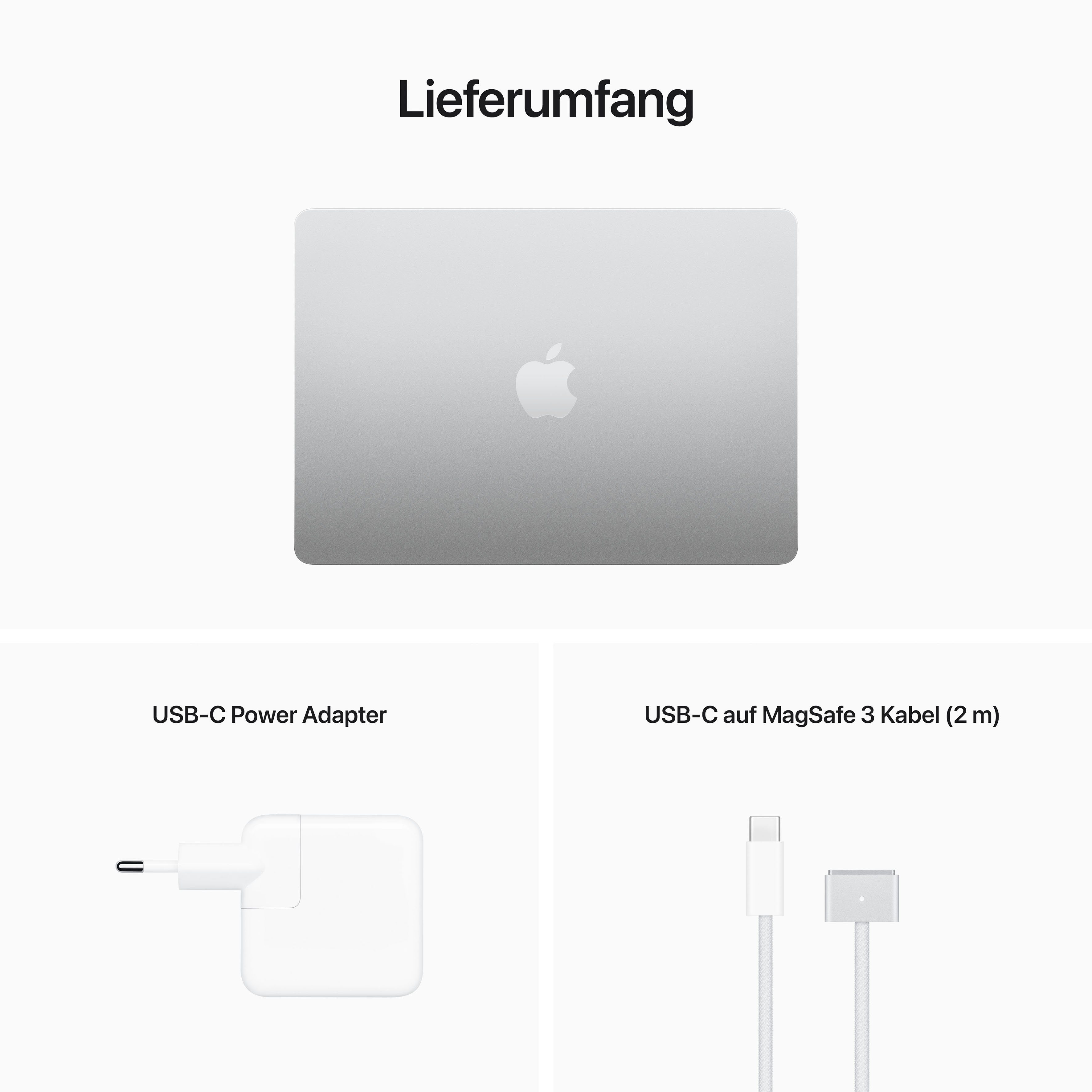 Apple MacBook Apple Air SSD) Notebook cm/13,6 GPU, 256 GB Zoll, M2, 8-Core (34,46