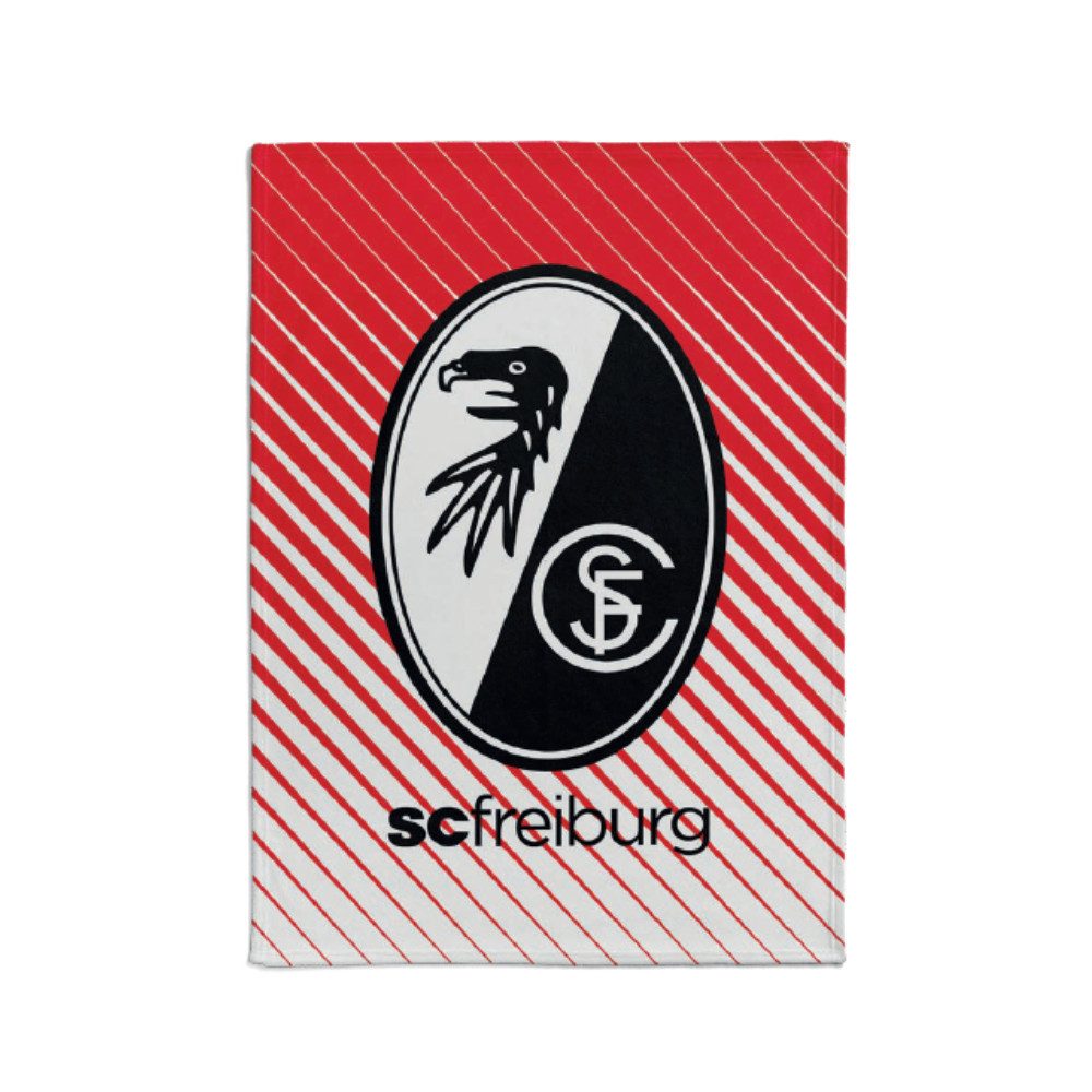 SC Freiburg Tagesdecke SC Freiburg Fleecedecke "Verlauf"