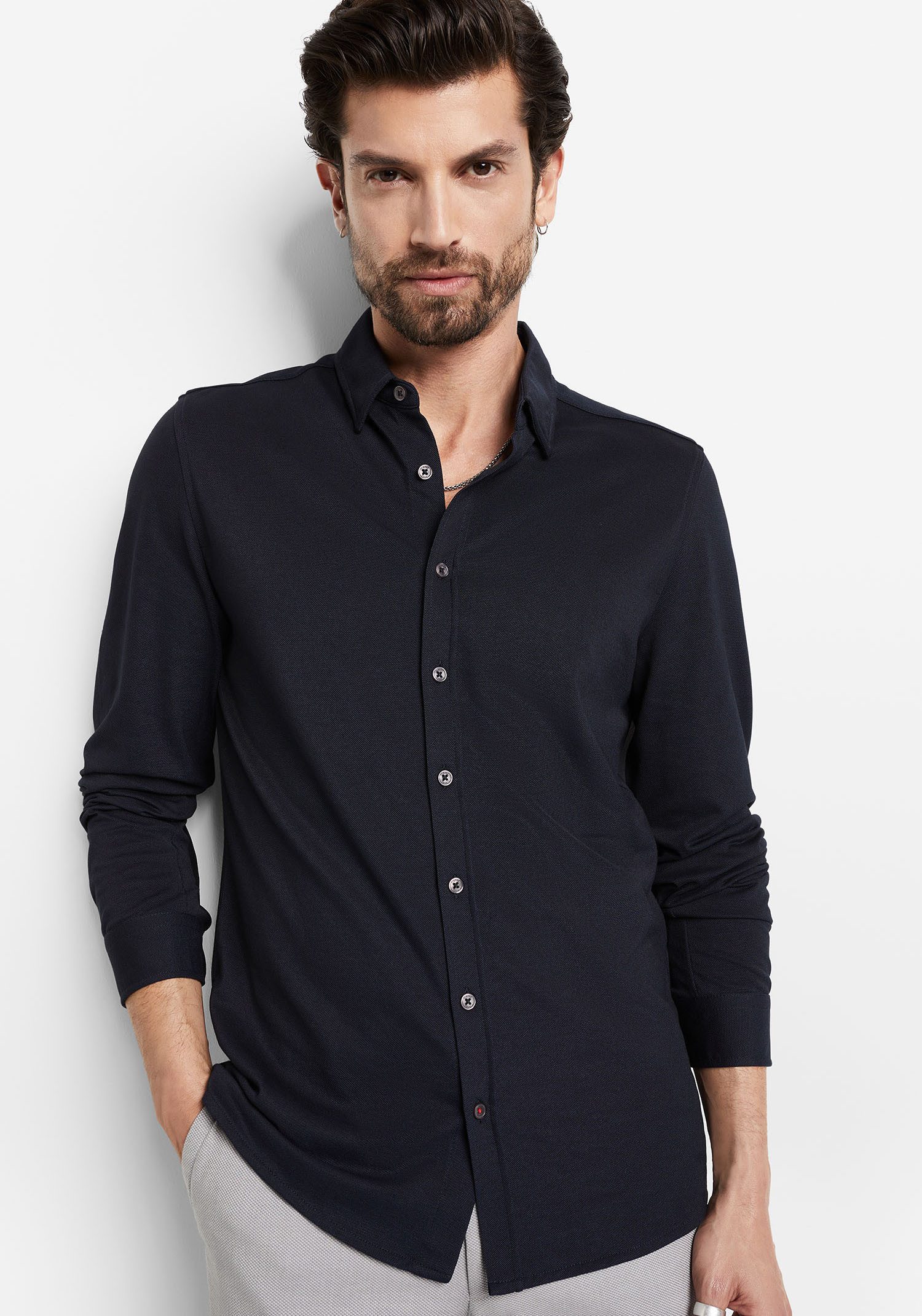 Cinque Businesshemd CIRONI in Stretch Piquet günstig online kaufen