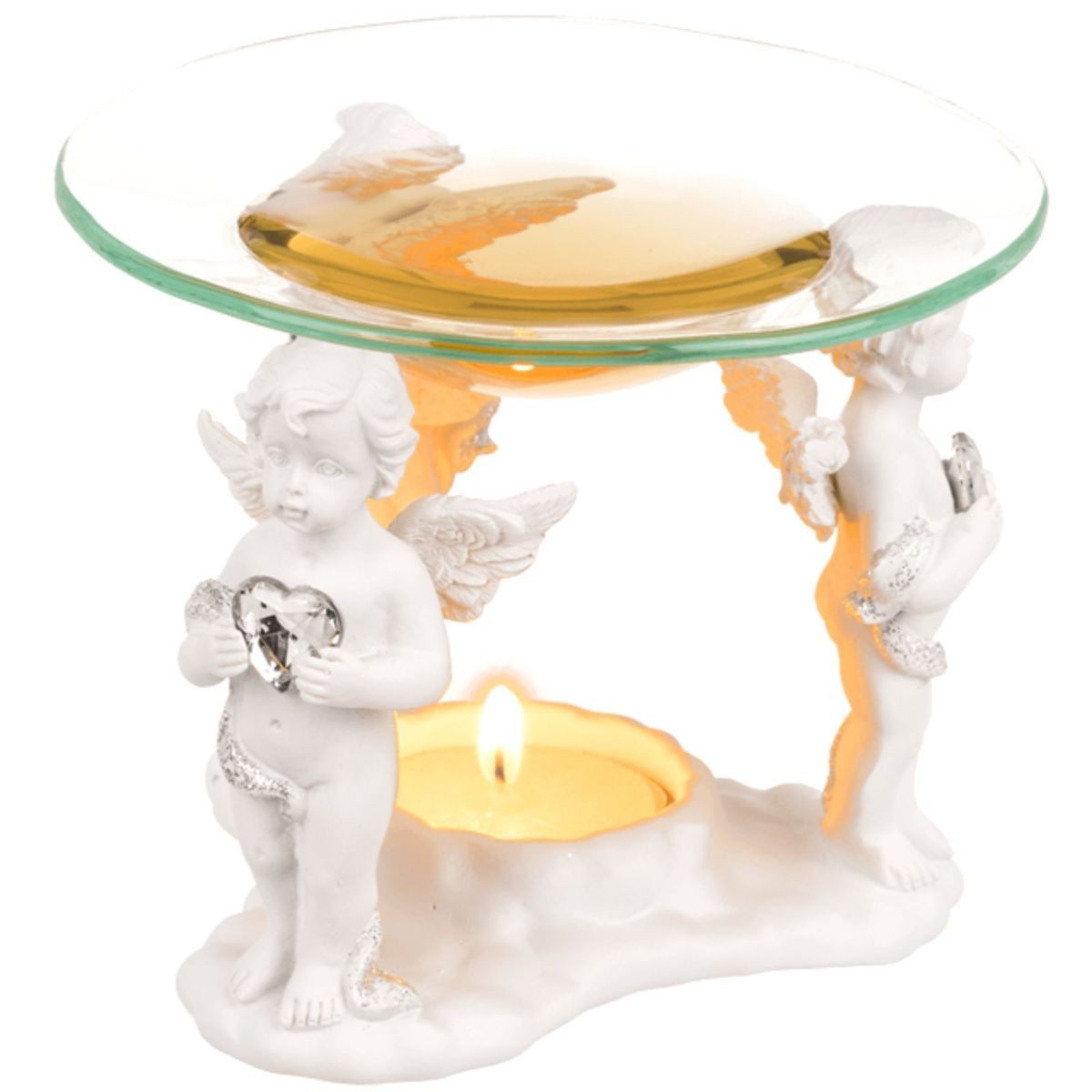 Out of the Blue Kerzenständer Aromalampe Glasschale Ø 11,5 x 11 cm Stehende günstig online kaufen