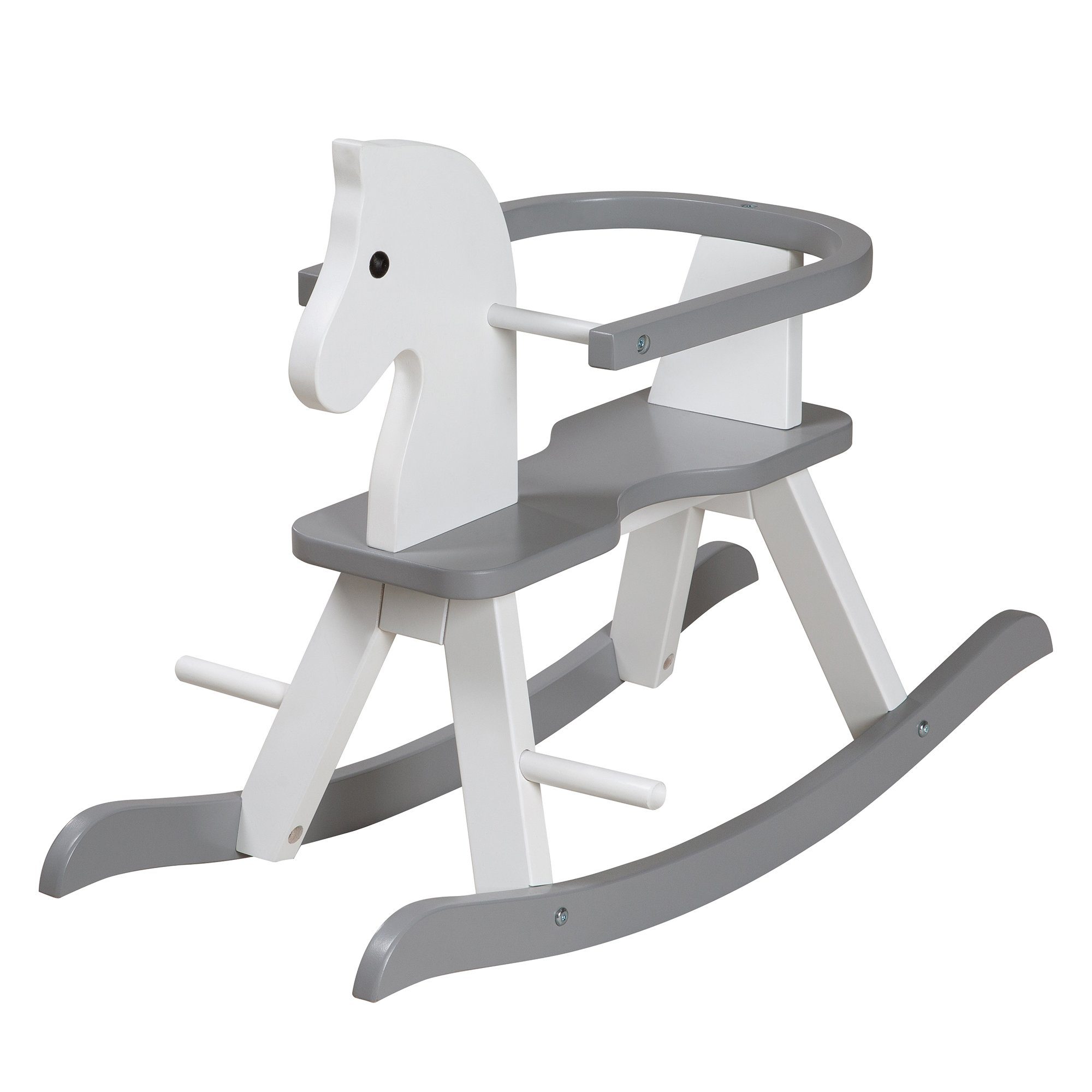 roba® Schaukelpferd aus Massivholz, mitwachsend, Schutzring günstig online kaufen