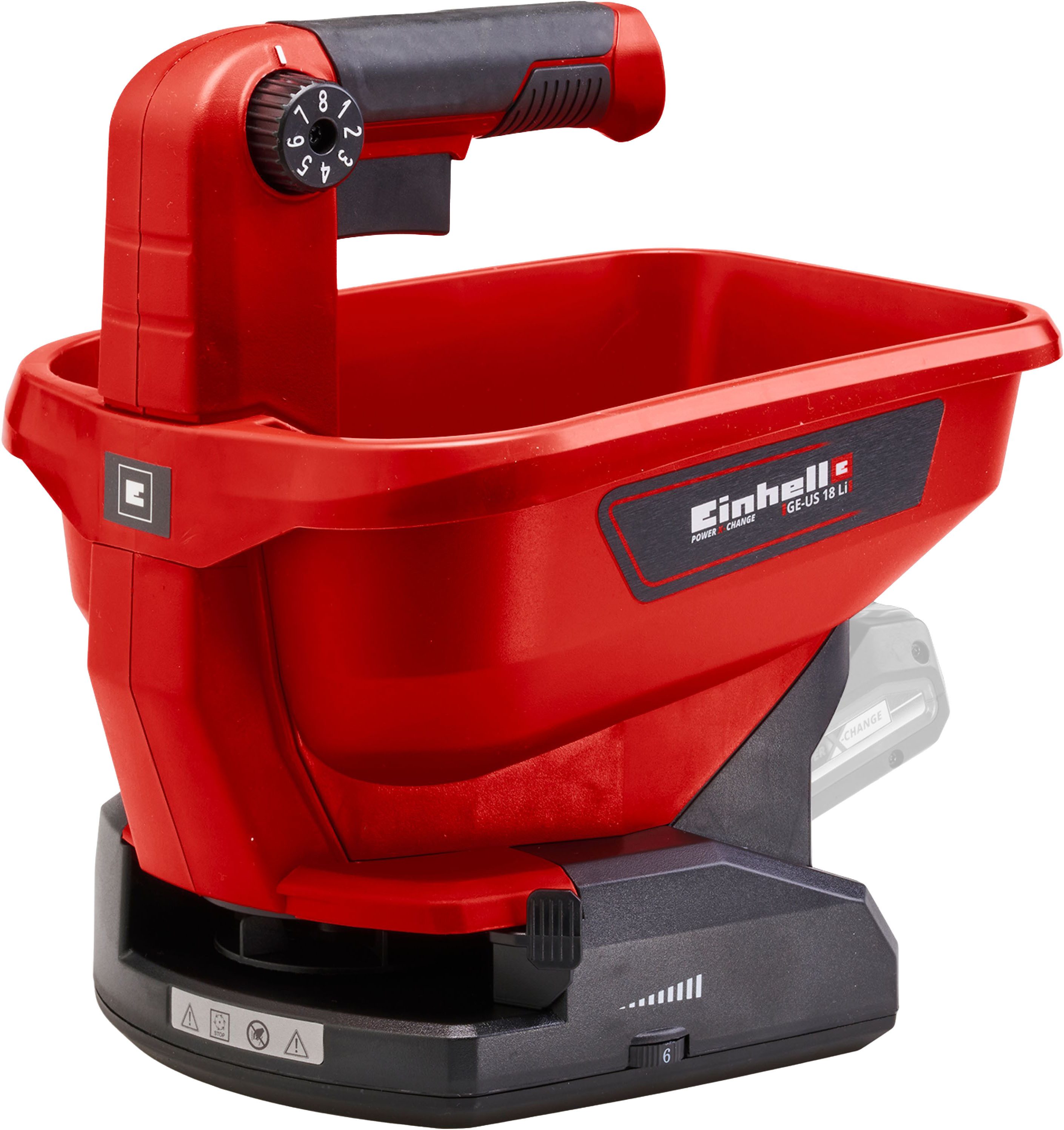 Einhell Ручной разбрасыватель GE-US 18 Li-Solo, 50 cm Arbeitsbreite, ohne Akku und Ladegerät