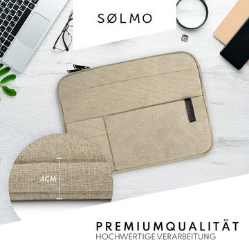 sølmo Laptoptasche Design Laptoptasche 14" - Stoßfeste Notebooktasche geeignet für 14" Lenovo Ideapad oder 14“ Acer Chromebook