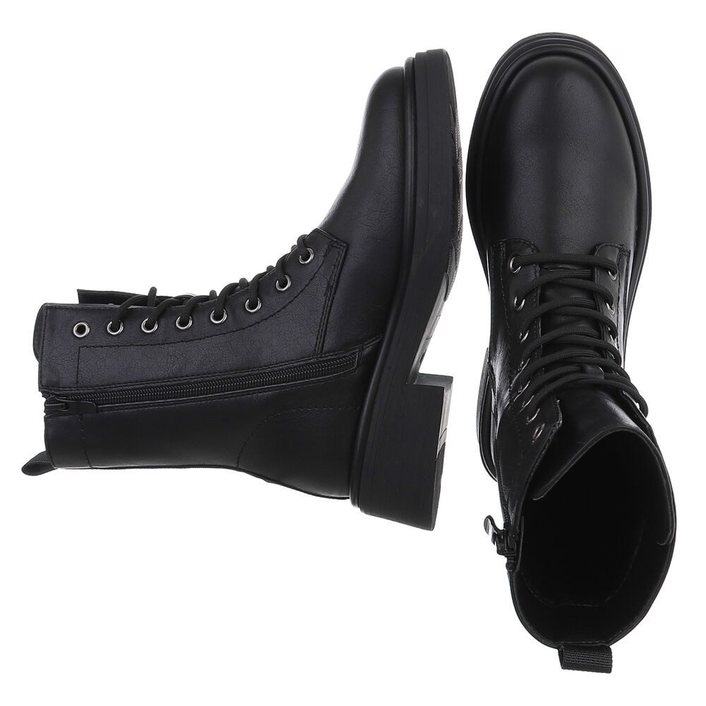 Ital-Design Damen Stiefel mit Schnürung und blockabsatz für Alltag Schnürst günstig online kaufen