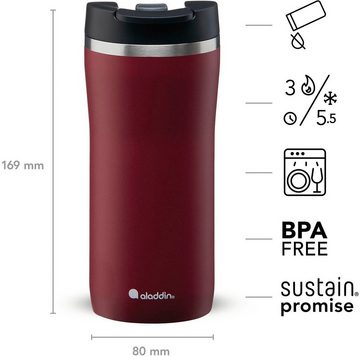 aladdin Thermobecher Barista Mocca Thermavac, Edelstahl, 0,35 Liter