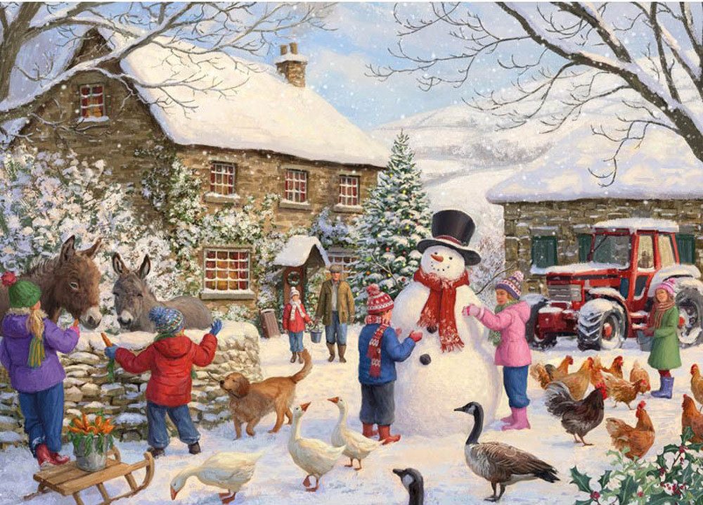 Otter House Puzzle Weihnachten auf dem günstig online kaufen