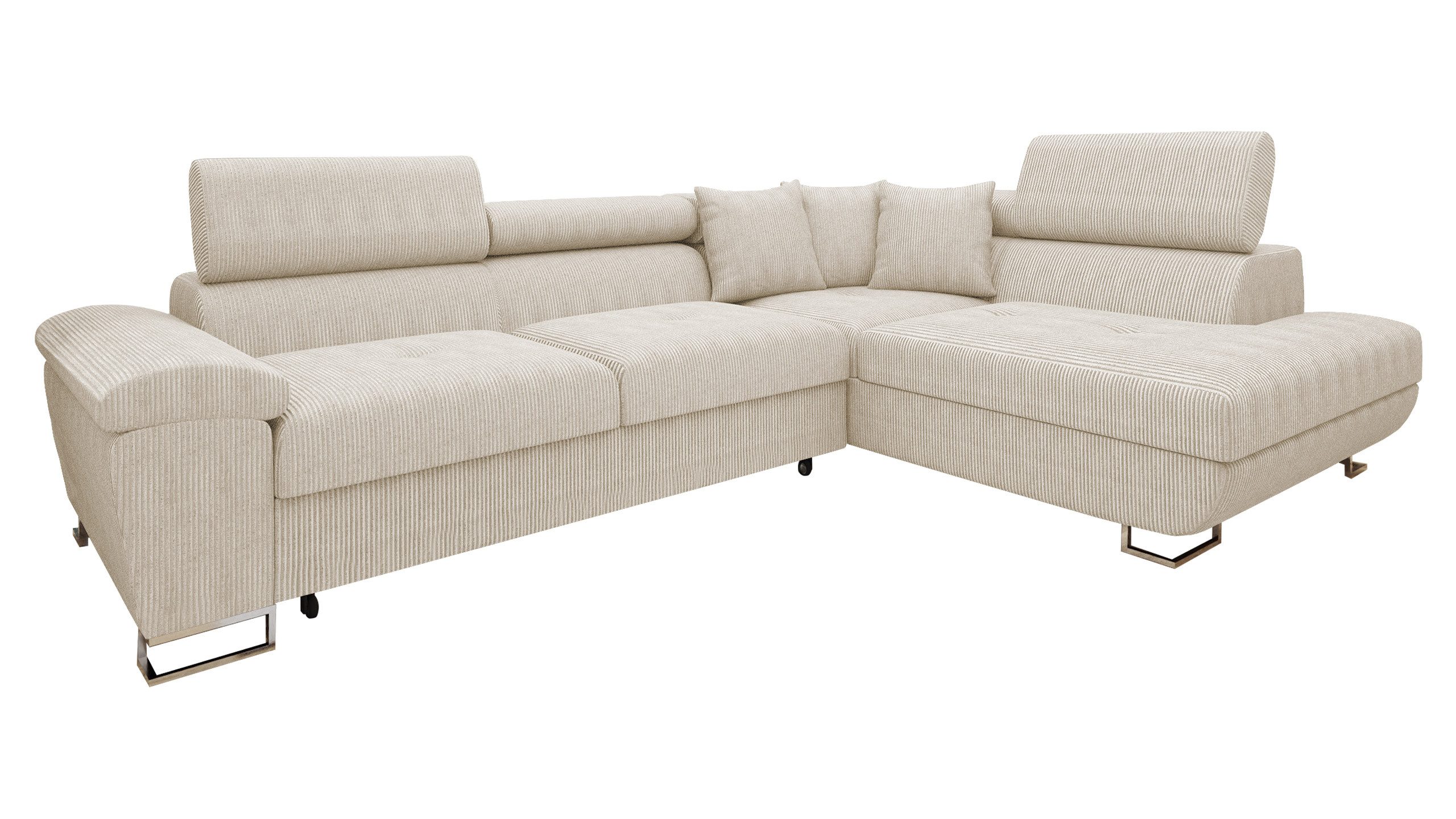 MIRJAN24 Ecksofa Cotere Cord, mit Bettkasten und Schlaffunktion, Einstellba günstig online kaufen