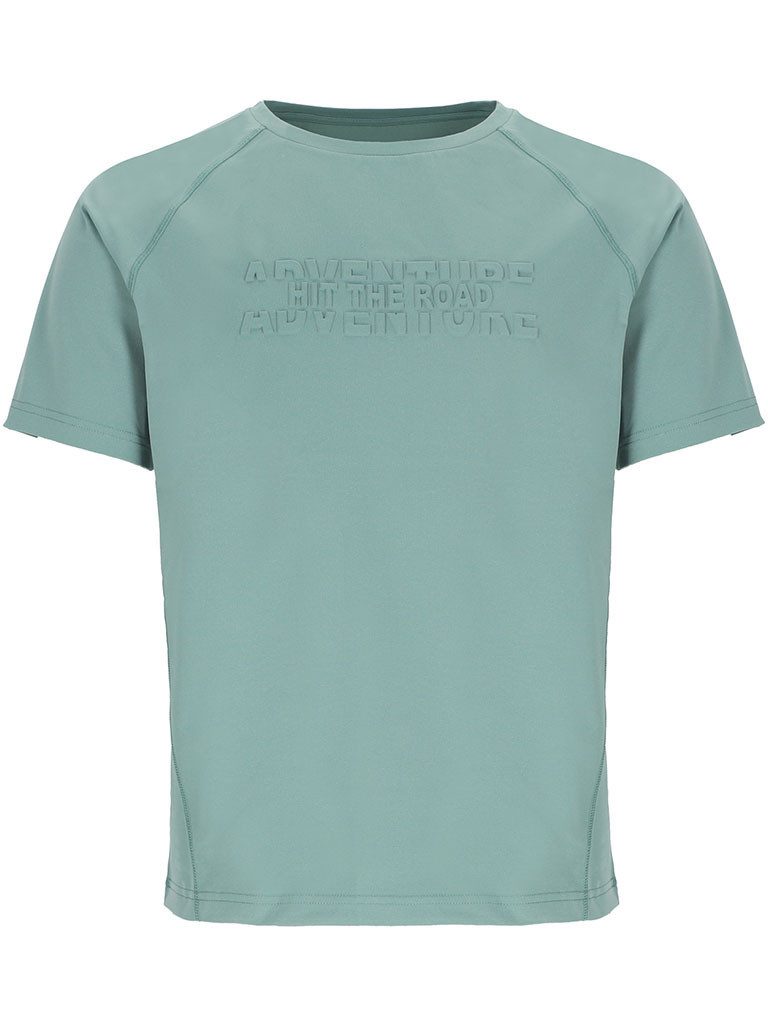 Baumfuchs T-Shirt 11217 Herren Funktions-T-Shirt mit Brustprint - Kurzarm-Shirt mit UV-Schutz