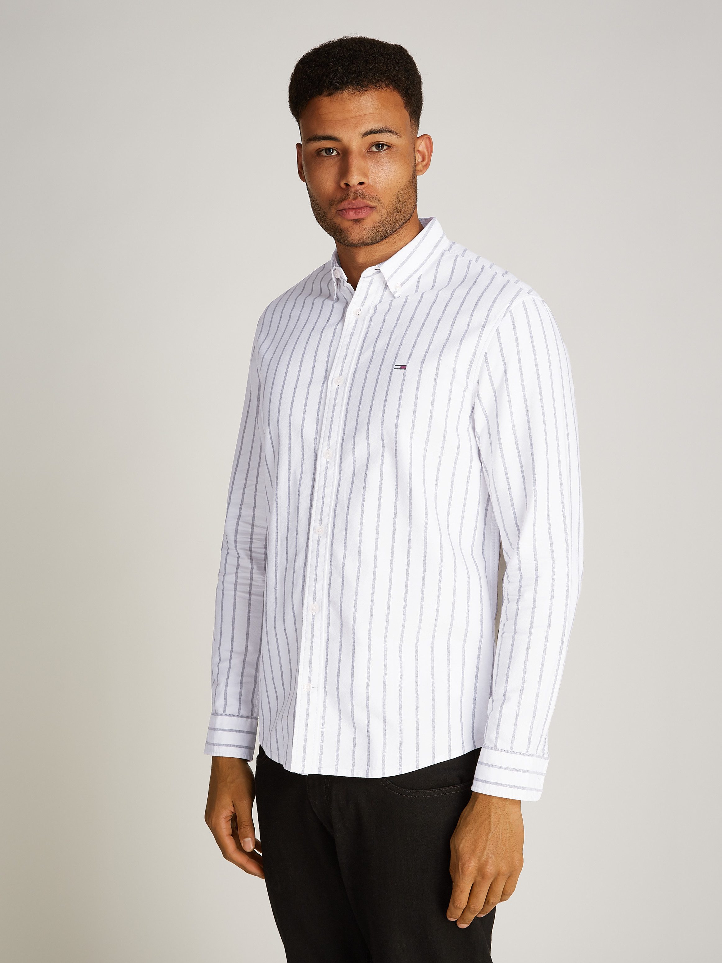 Tommy Jeans Langarmhemd TJM REG OXFORD günstig online kaufen