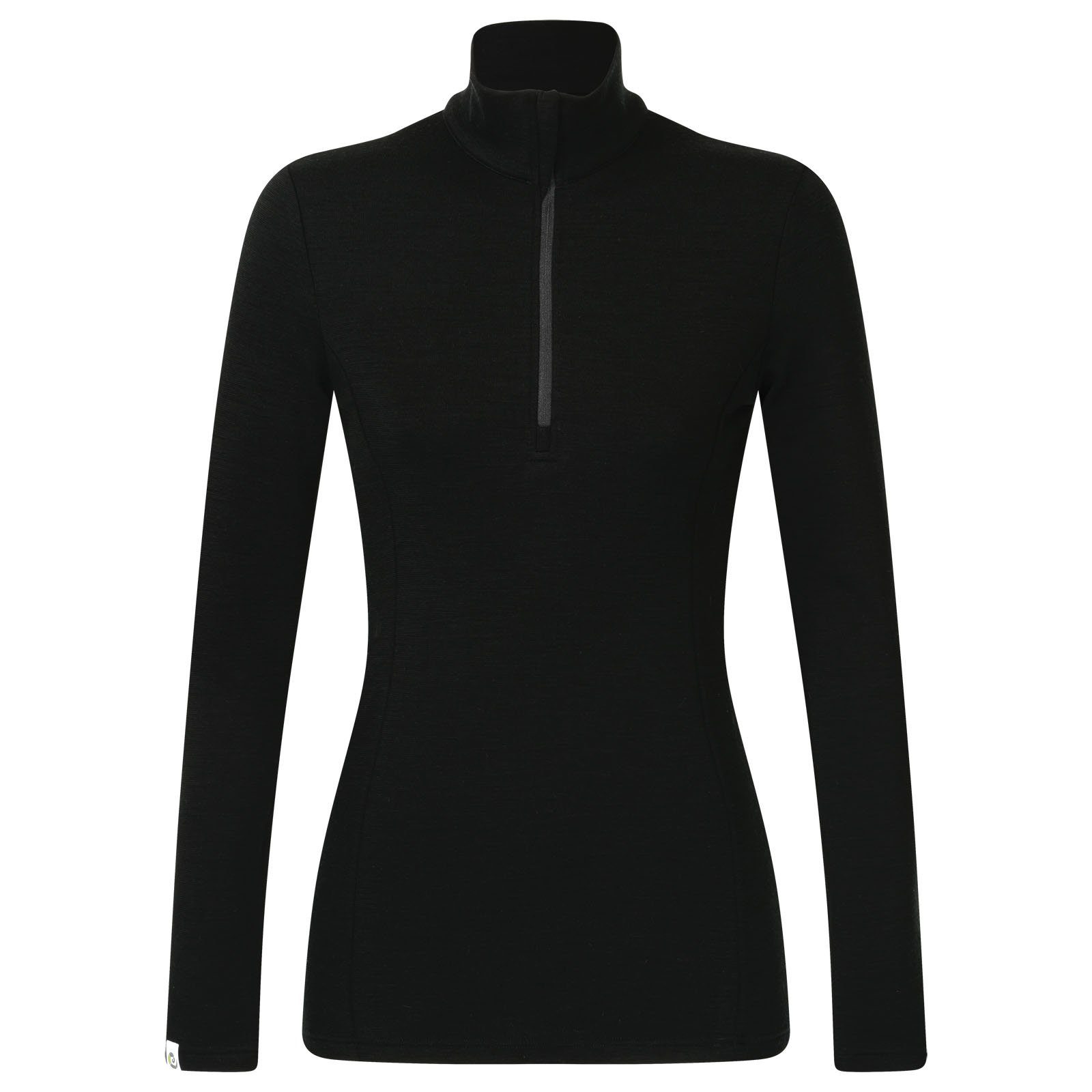 Kaipara - Merino Sportswear Funktionsshirt Merino Zip-Neck Damen Slimfit 250g extrawarm (1-tlg) aus reiner Merinowolle Made in Germany