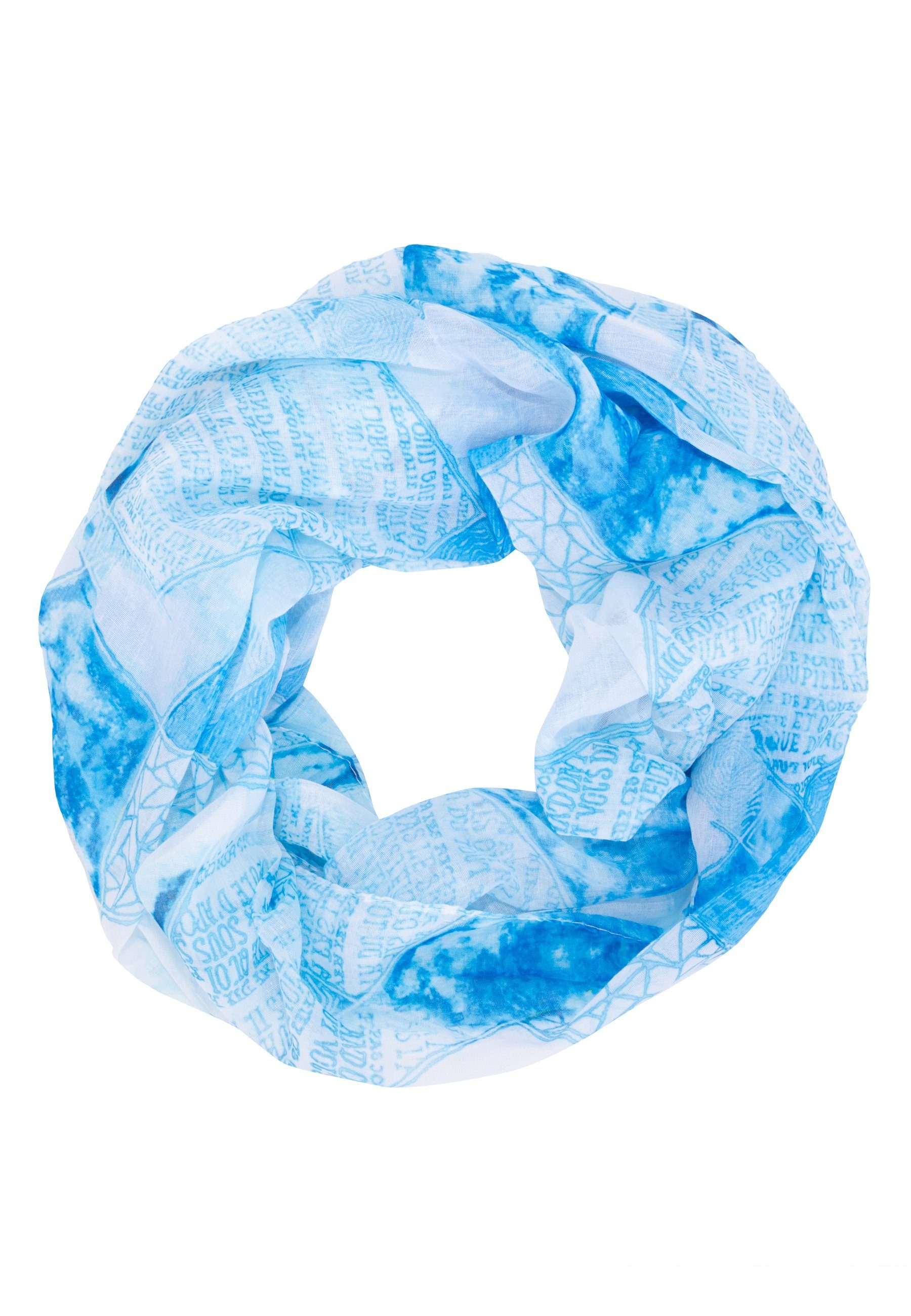 in April of Farben blau Loop Rundschal Damen Loop weich Dietlinde, verschiedenen Halstuch und Loop leicht Seasons
