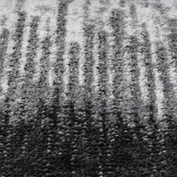 Designteppich Teppichwohnzimmer Rahmen muster, Vimoda, Rechteckig, Höhe: 12 mm, Muster Kanten, Soft, weich, in Grau, Beige
