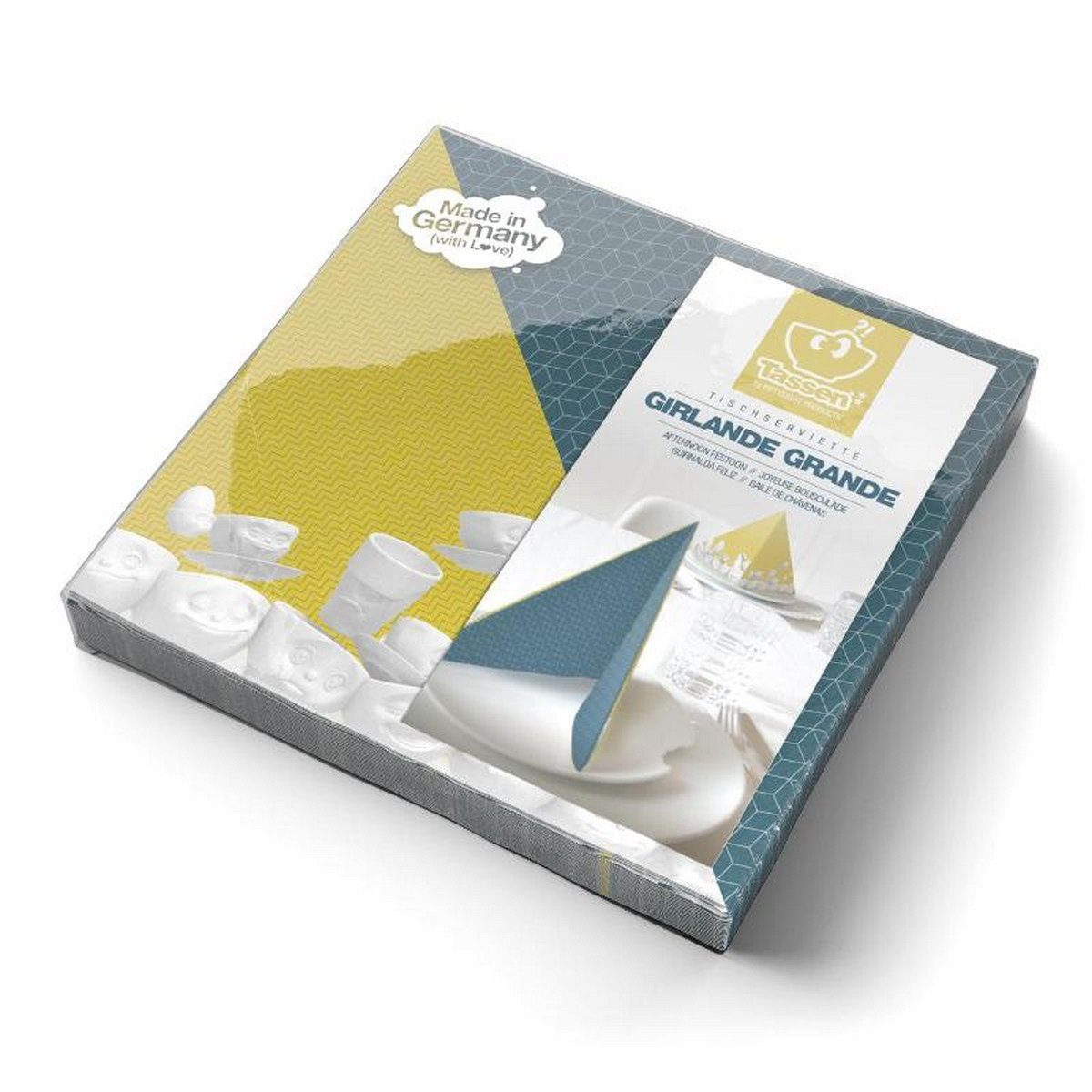 FIFTYEIGHT PRODUCTS Papierserviette TV Tassen, 20 Stück