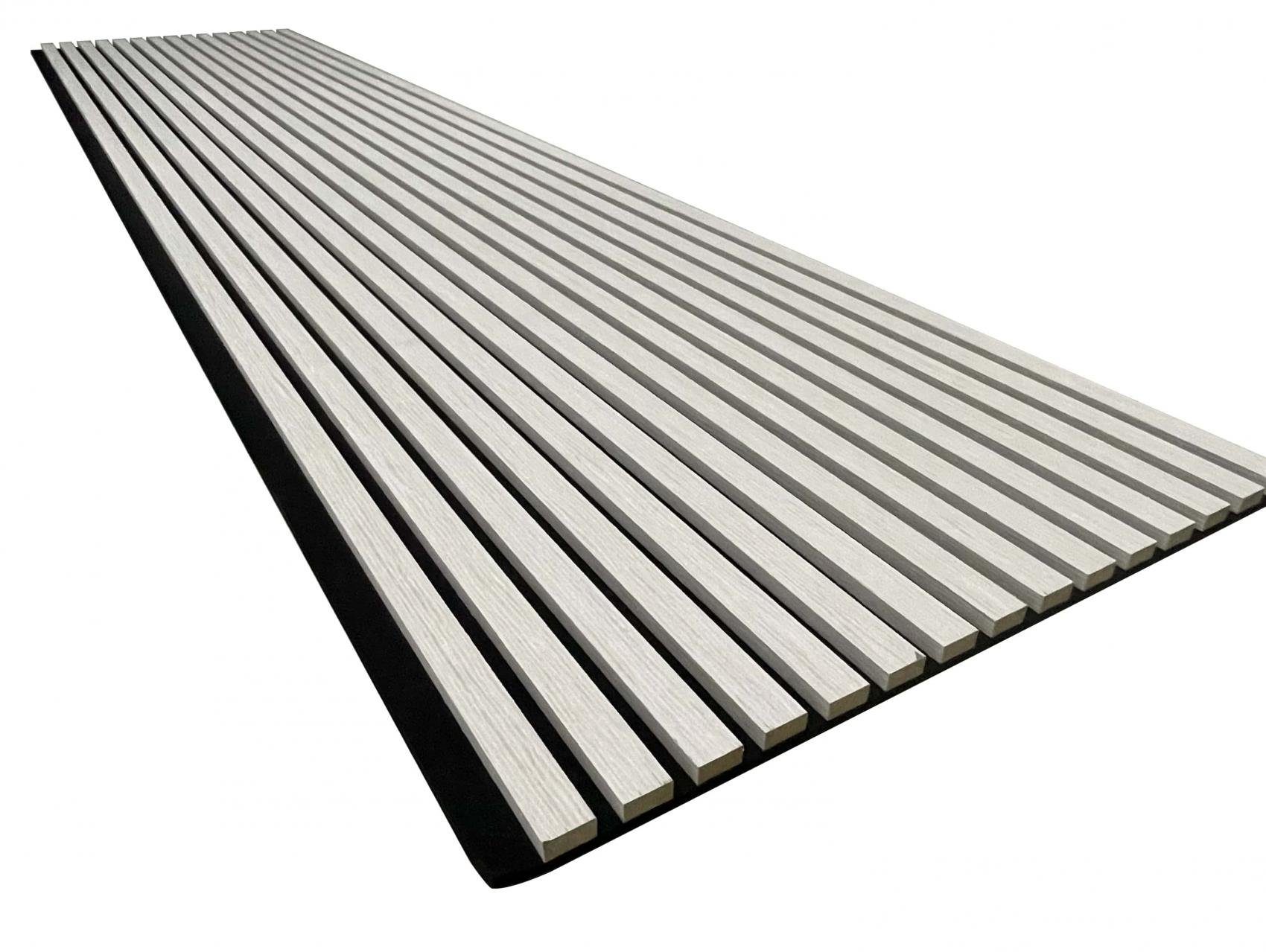 Endorphin Dekorpaneele 6 Stück Akustikpaneele 61x266x2,1cm Holzfurnier Eiche natur-hell