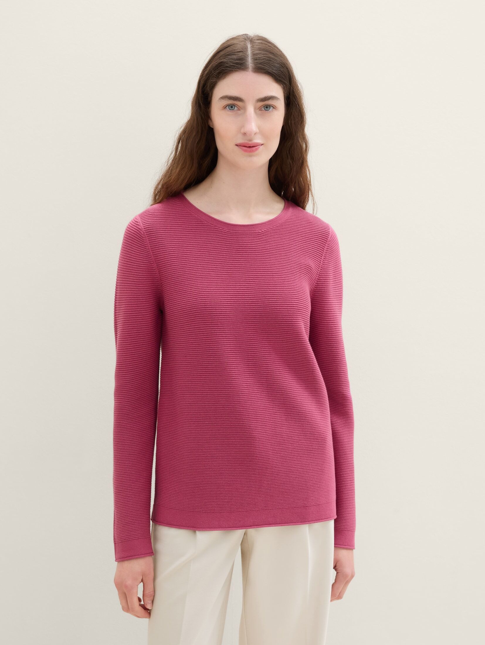 TOM TAILOR Strickpullover mit Struktur-Muster günstig online kaufen