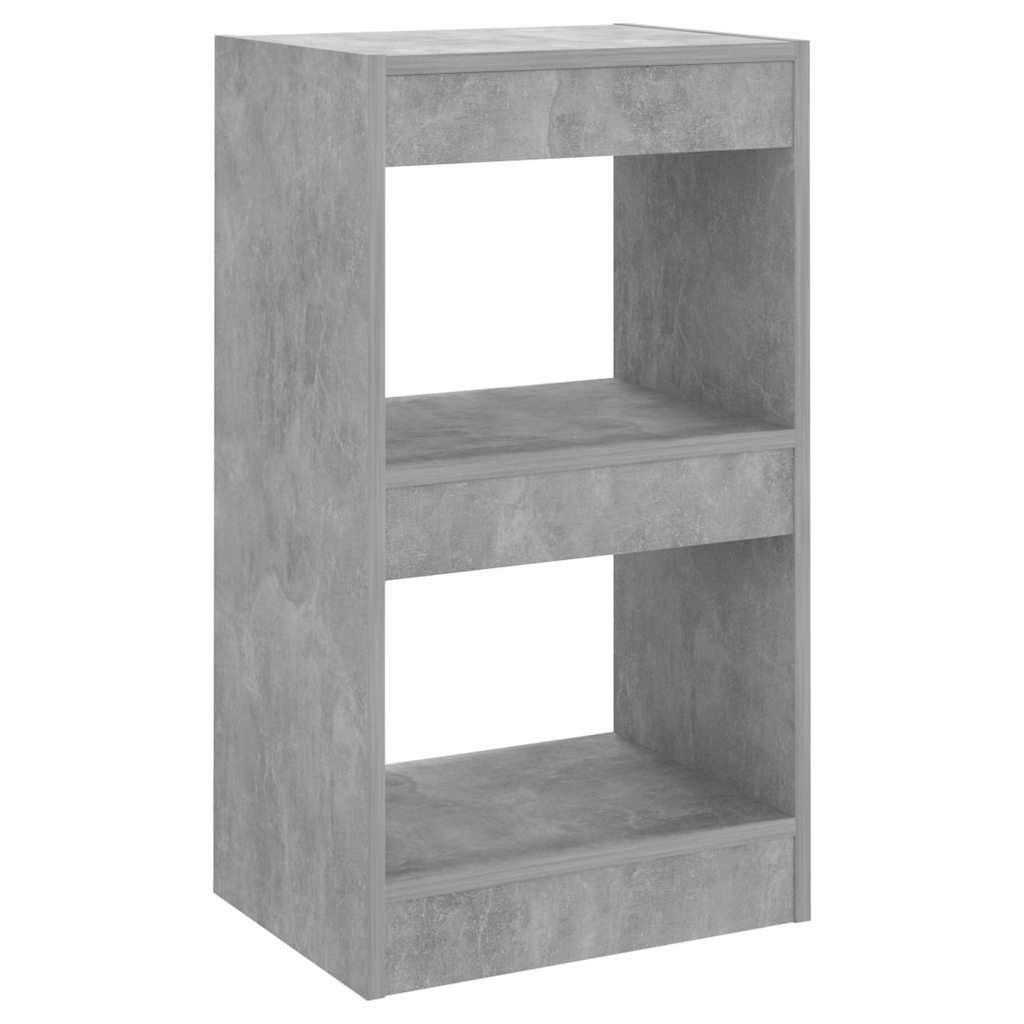 vidaXL Bücherregal Bücherregal/Raumteiler Betongrau 40x30x72 cm, 1-tlg.