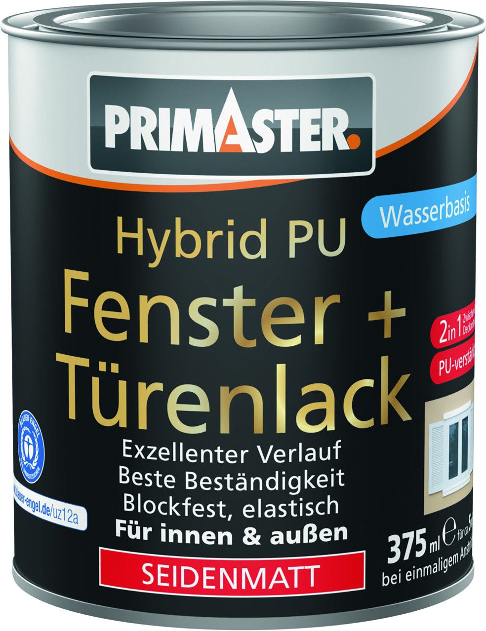 Primaster Tür- und Fensterlack Primaster Hybrid PU-Fenster + Türenlack 375 ml