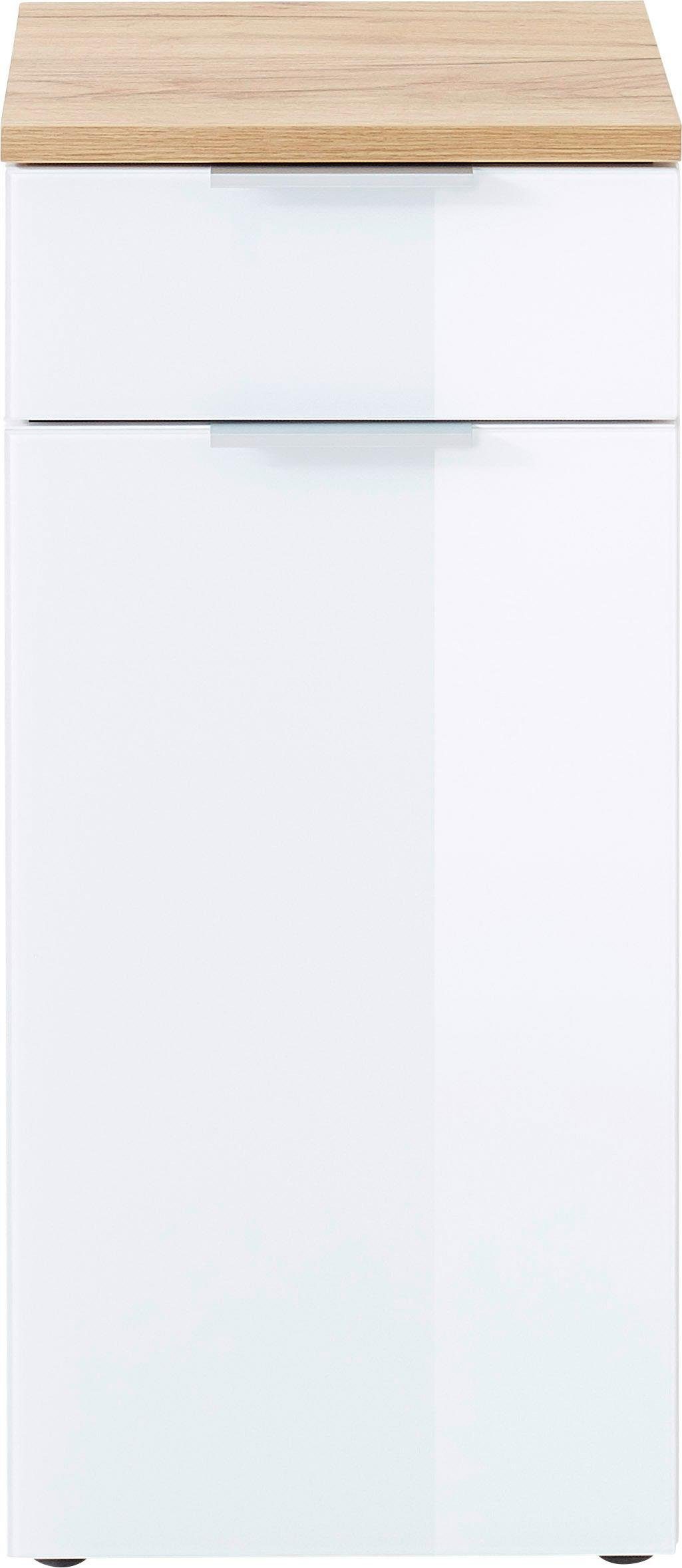 GERMANIA Unterschrank Pescara Front mit Glasauflage
