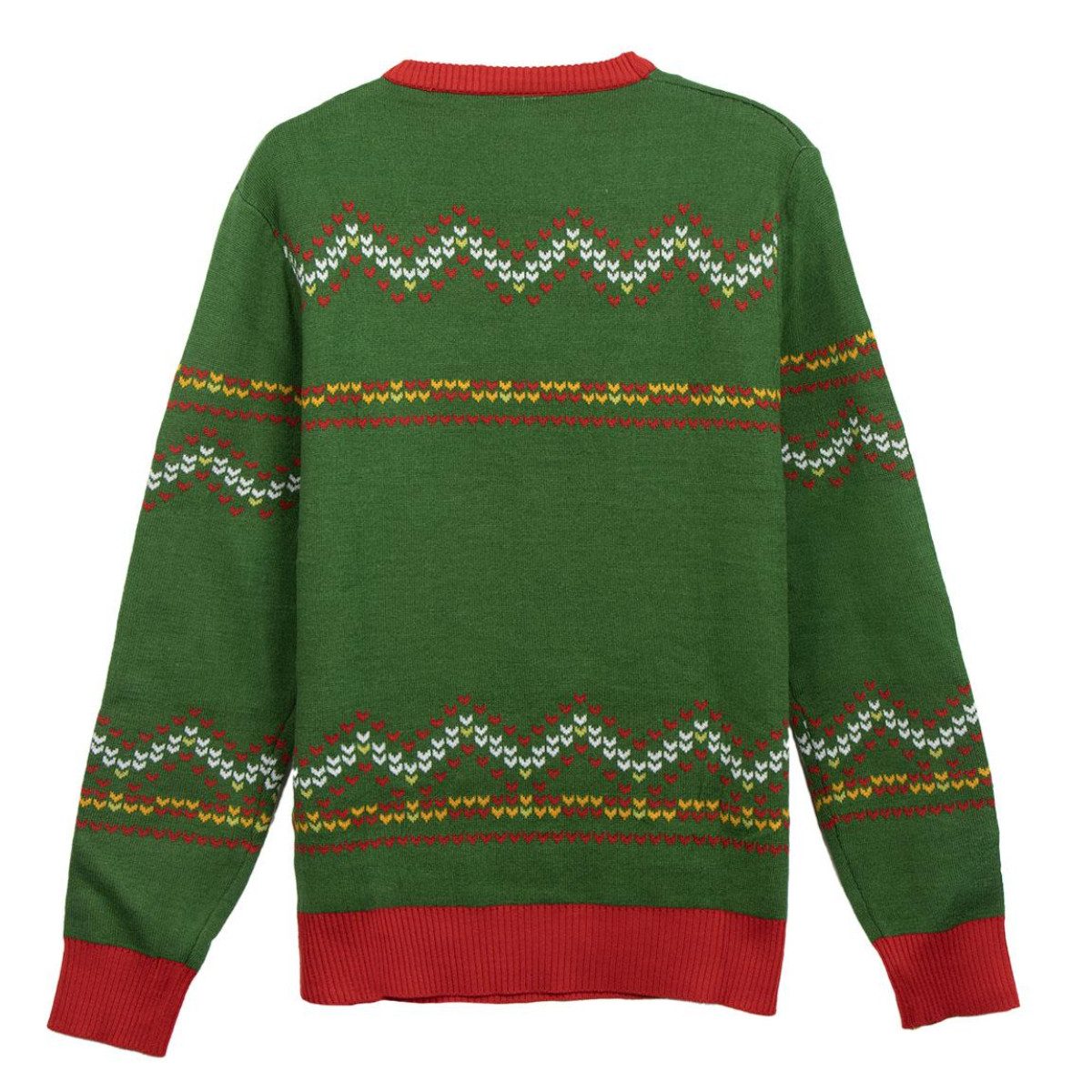 Cerda Strickpullover Grinch Weihnachts – Lustiger Party Pullover 100 % Polyester