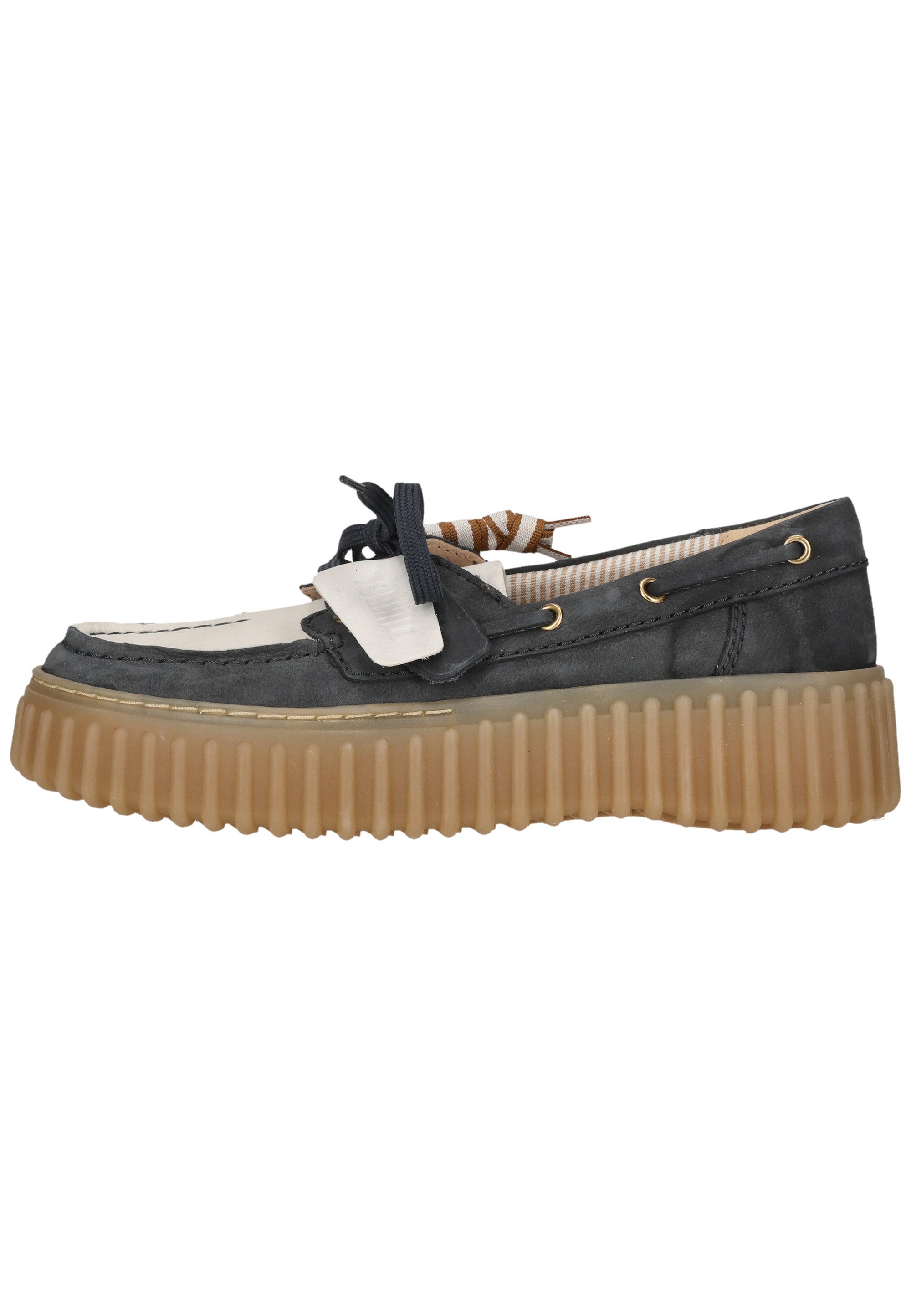 Clarks Torhill Boat Schnürschuh mit Contour Cushion-Fußbett