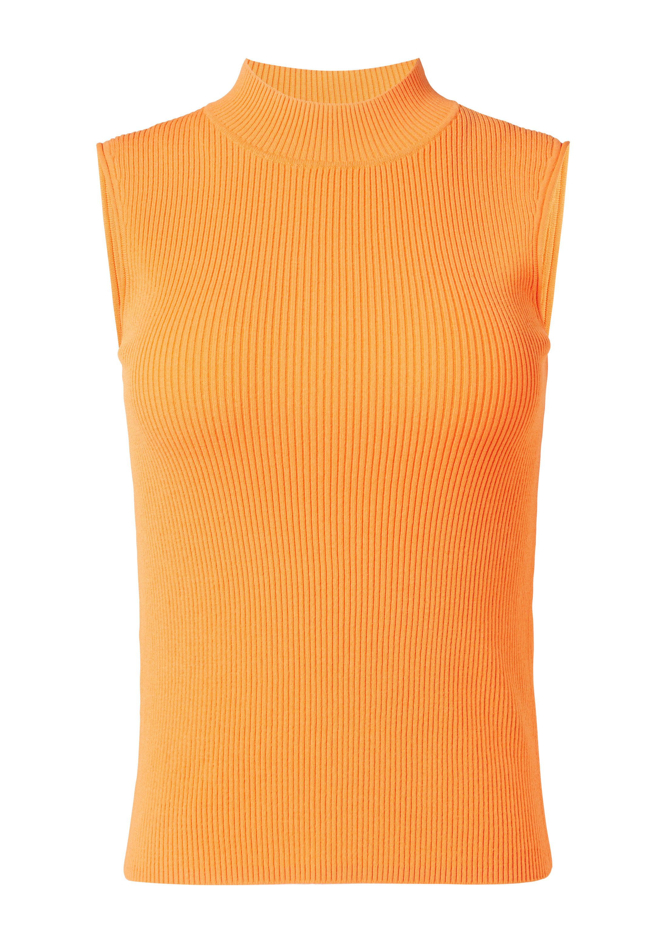 comma Rundhalspullover Strickpullunder Stricktop aus Viskosemix