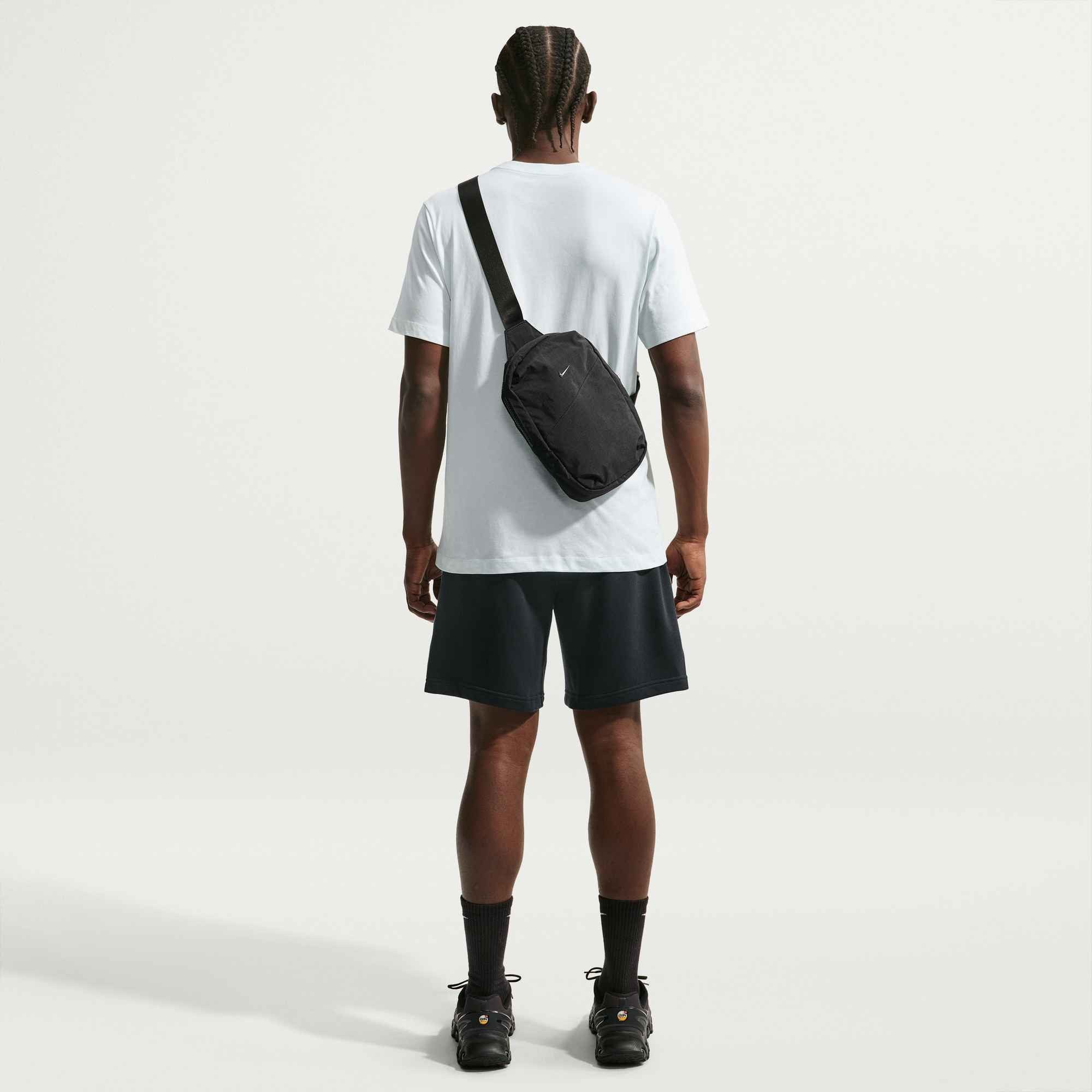 Nike Sportswear Shorts M NSW CS SHORT FLC FT aus Baumwolle und Polyester, bequeme Passform – Bild 2 von 2