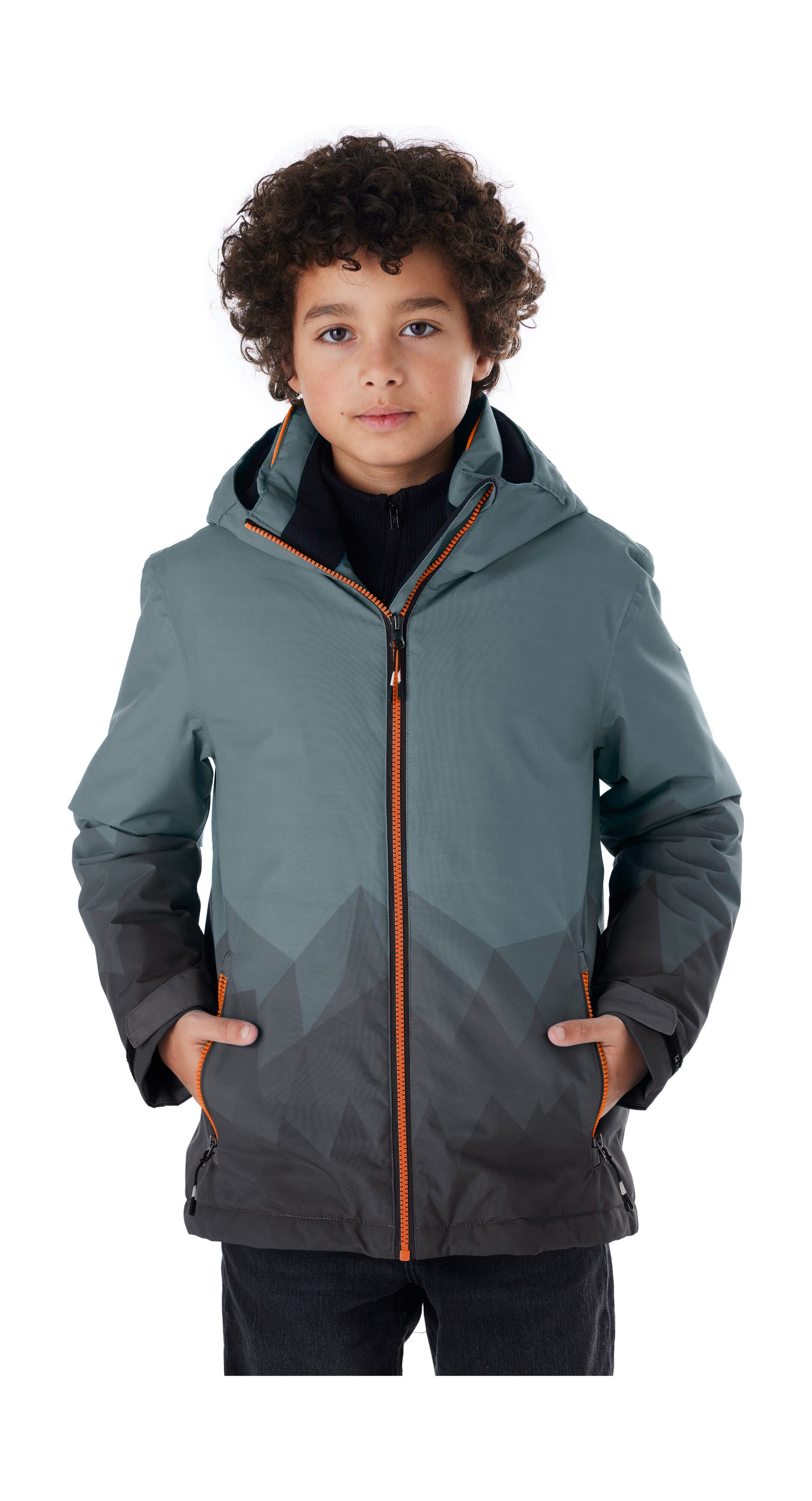 Killtec Skijacke KSW 383 BYS SKI JCKT Wasser- und winddichte Skijacke mit verstellbarer Kapuze