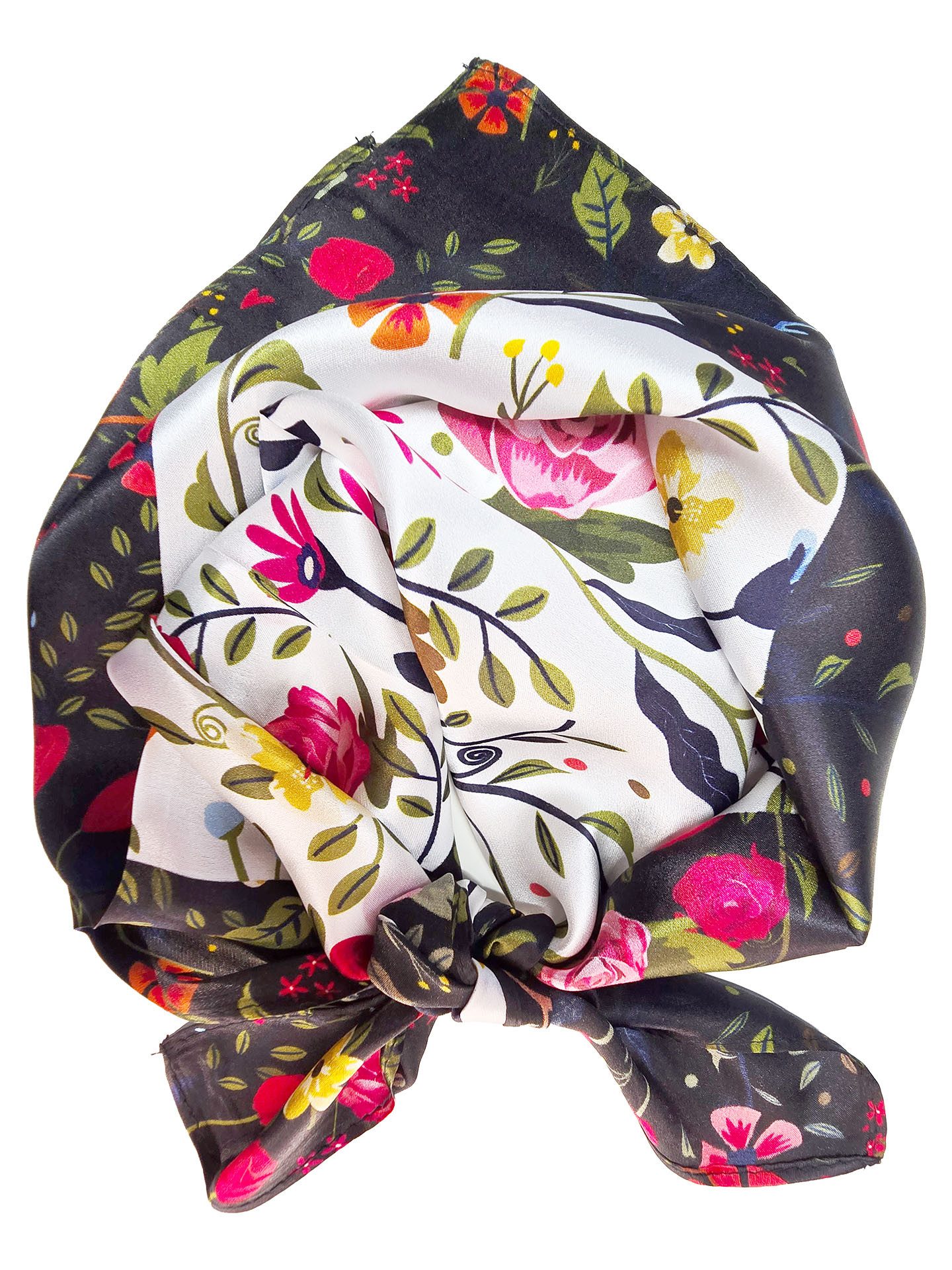 Moschen-Bayern Halstuch Halstuch Damen Nickituch Seidentuch Seidenhalstuch Blau Rot
