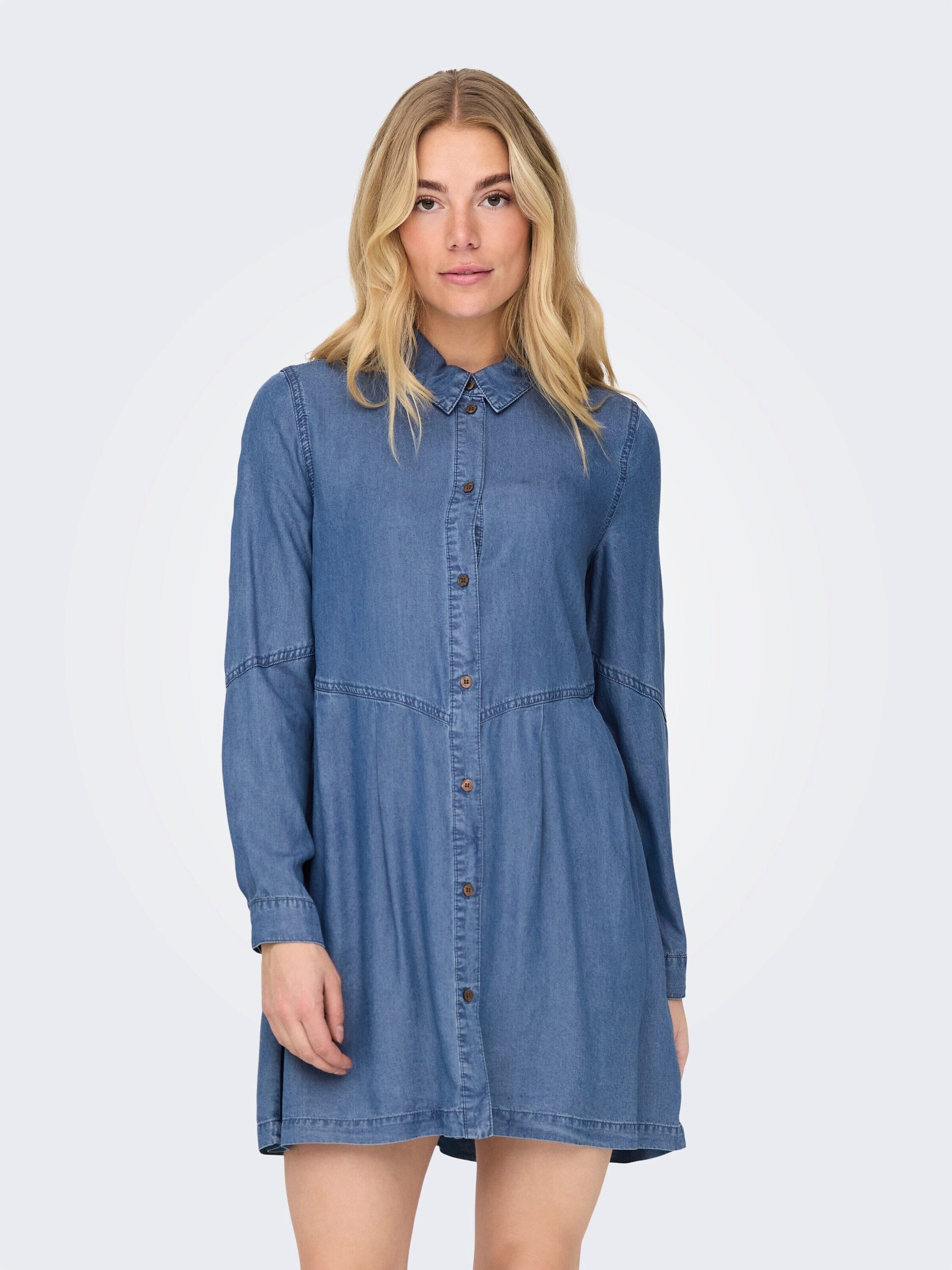 ONLY Blusenkleid ONLCHARIS (1-tlg) Drapiert/gerafft