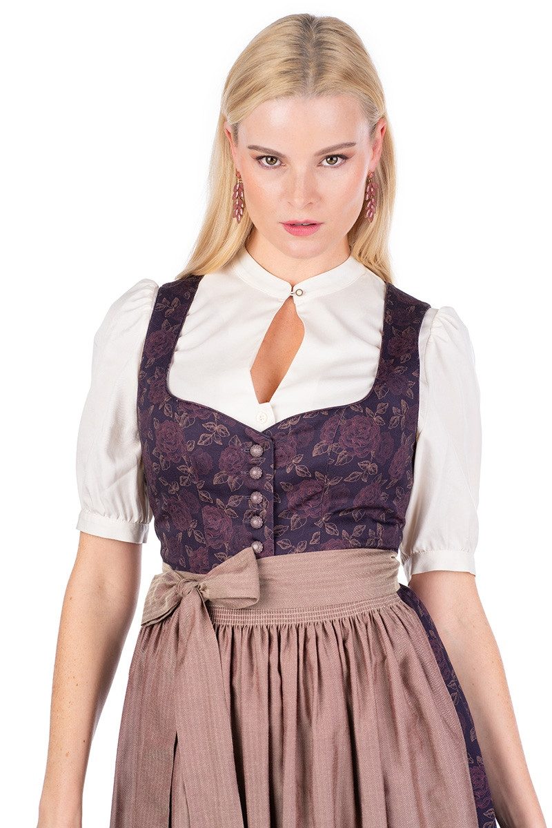 Dirndl Midi Dirndl 2tlg. - ROTHSEE - beere