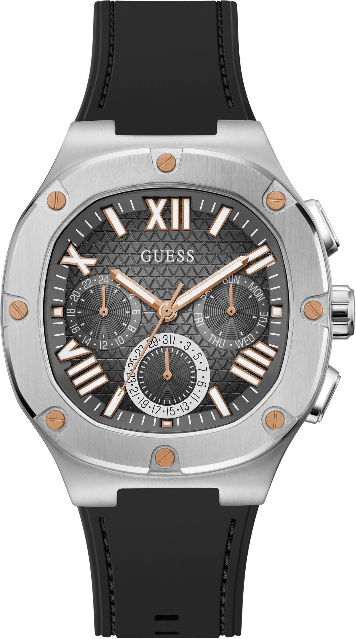 Outlet niedrigster Preis! Guess Multifunktionsuhr GW0571G1