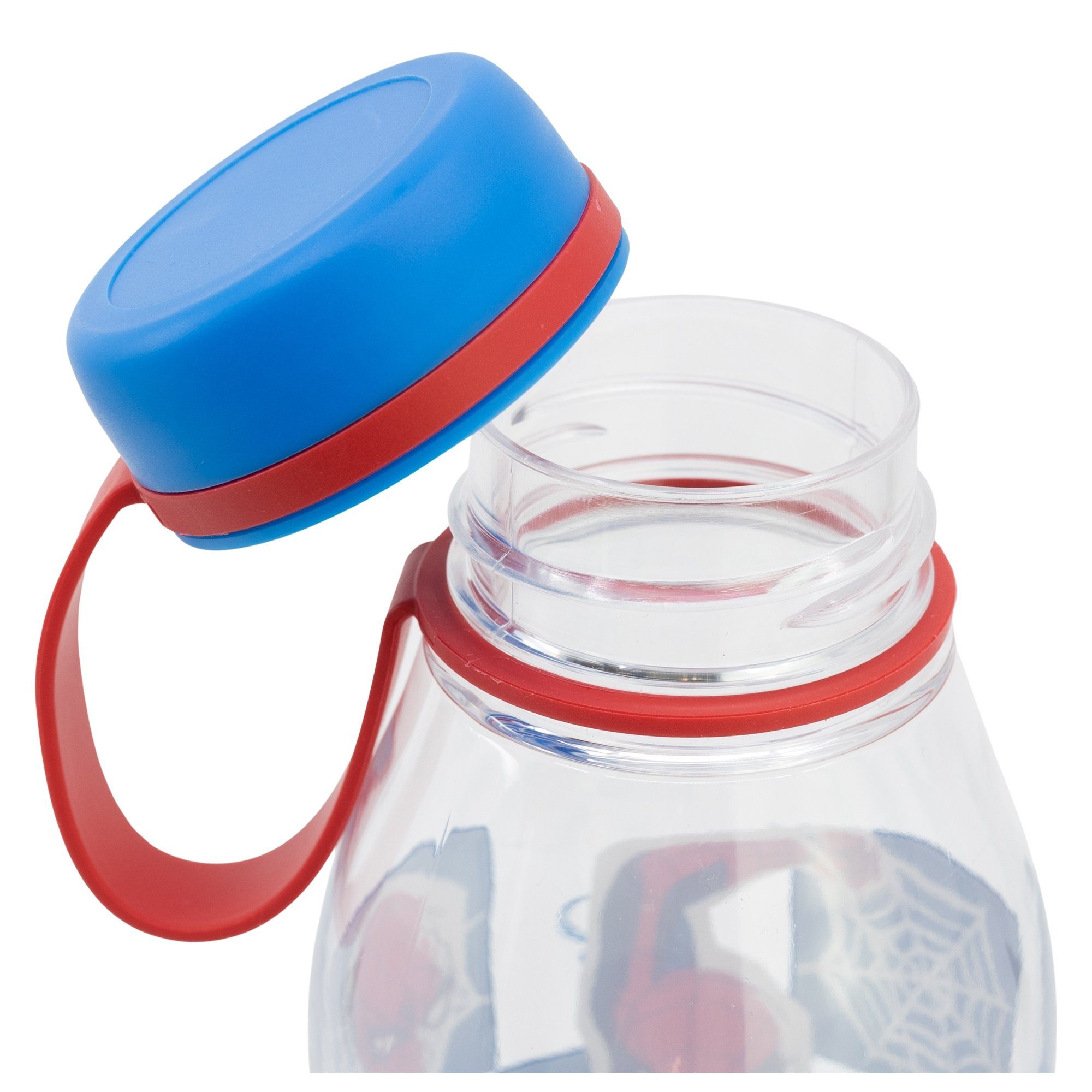 MARVEL Trinkflasche Marvel Spiderman Sportflasche Wasserflasche, Flasche 650 ml