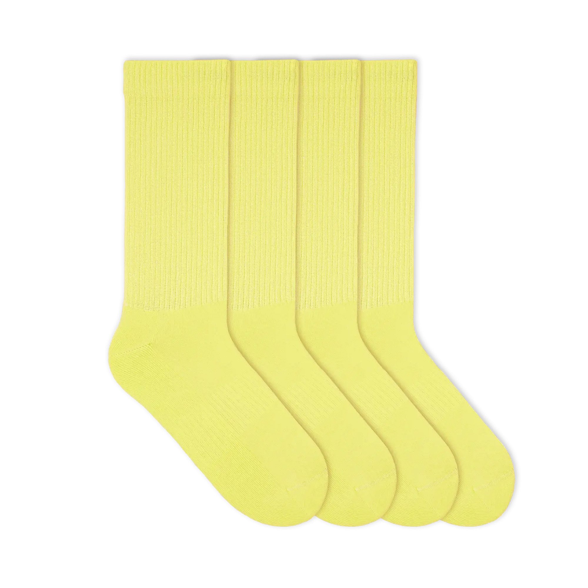 von Jungfeld Tennissocken Tennissocken Butter Yellow Bio-Baumwolle 35-46 (2-Paar, 2er-Pack) Hohe Спортивні шкарпетки aus Bio-Baumwolle für Damen & Herren