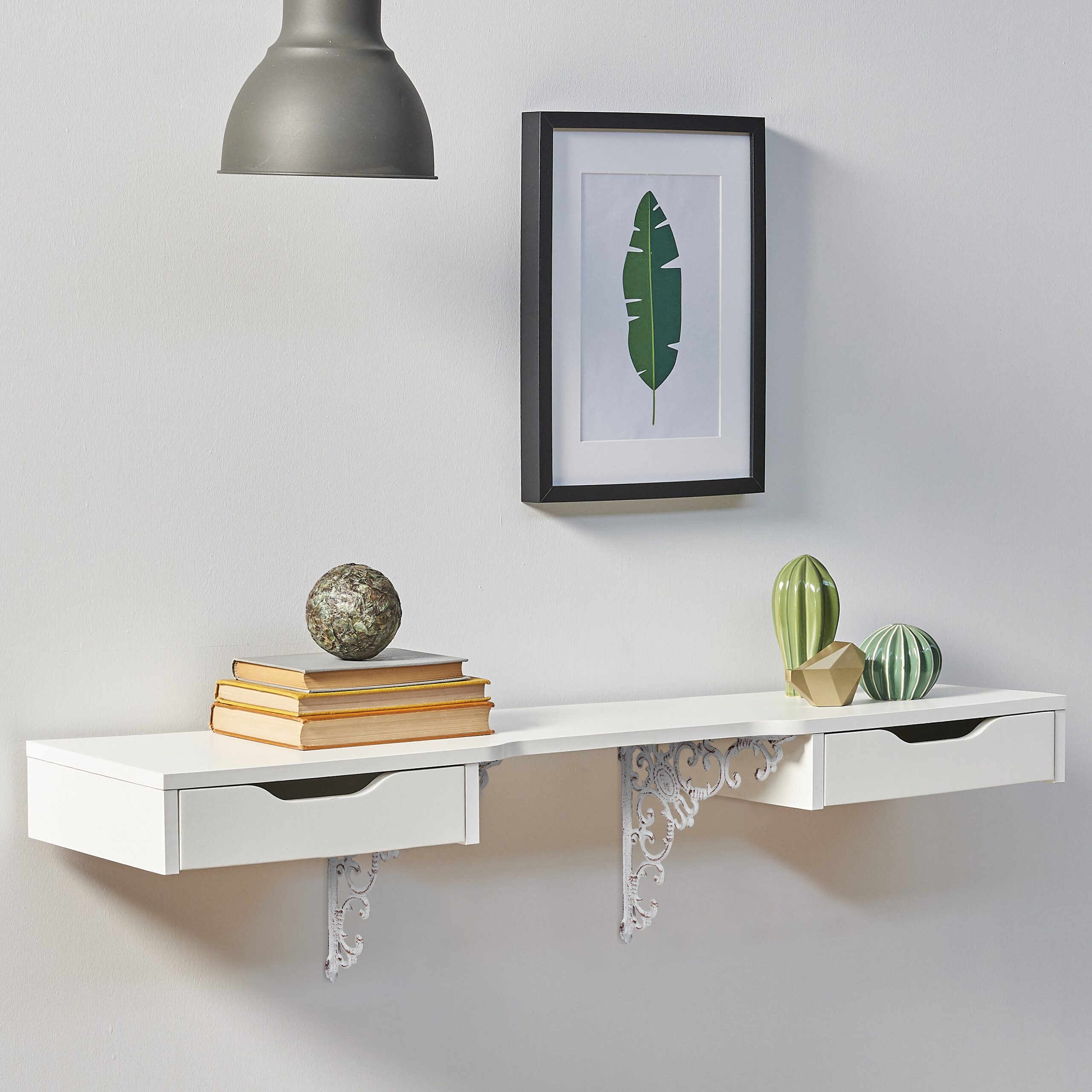 relaxdays Wandregalhalter Antike Regalwinkel im 4er günstig online kaufen
