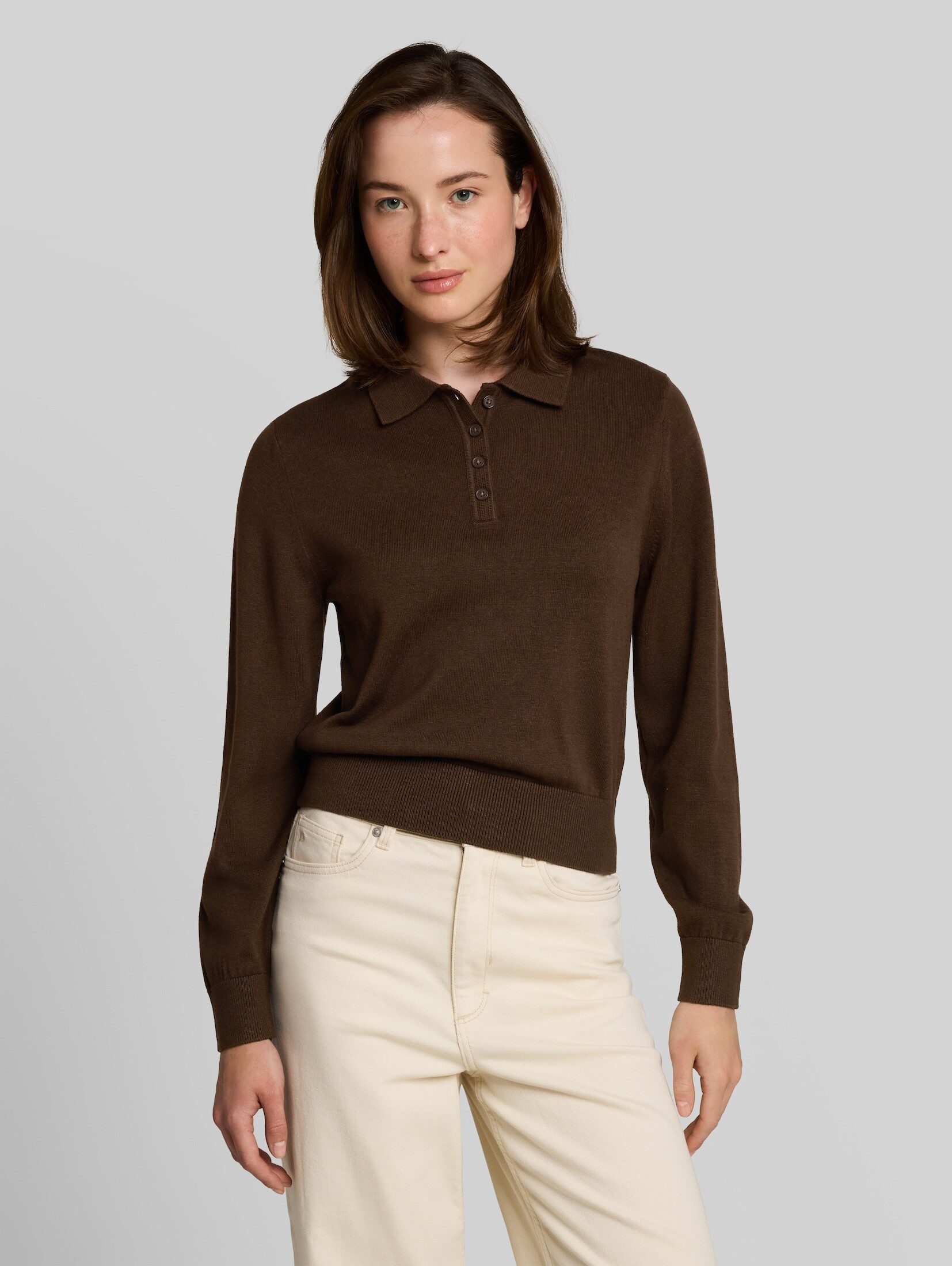TOM TAILOR Denim Strickpullover Pullover & Strickjacken Strickpullover mit Polokragen