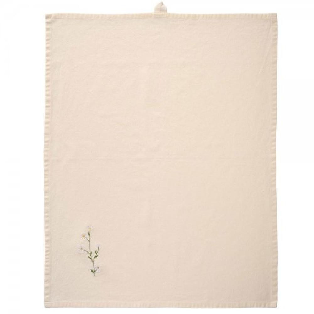 Ib Laursen Geschirrtuch Ib Laursen Geschirrtuch Flora mit weißen Margeriten günstig online kaufen