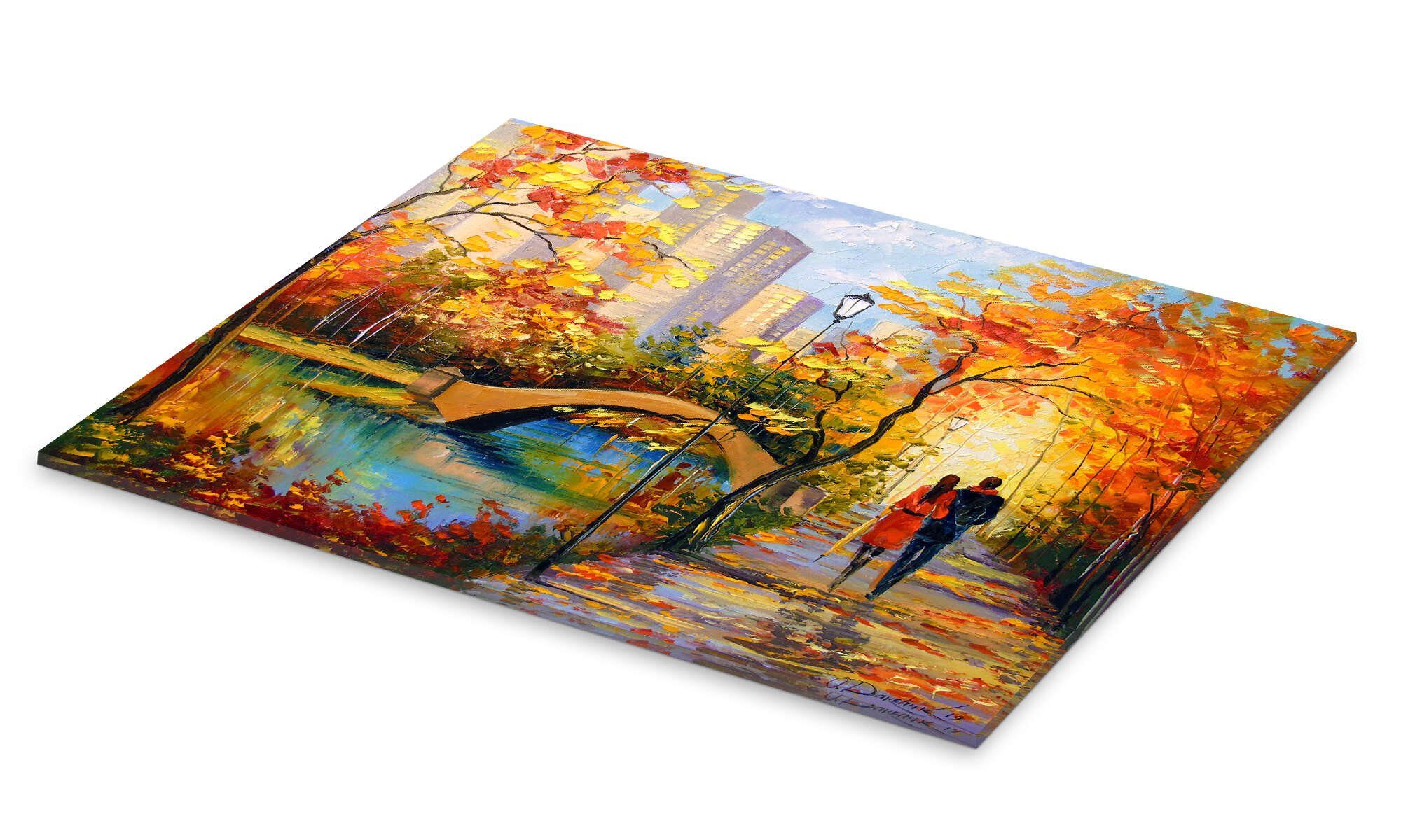Posterlounge Poster Olha Darchuk, Herbst-Spaziergang in günstig online kaufen